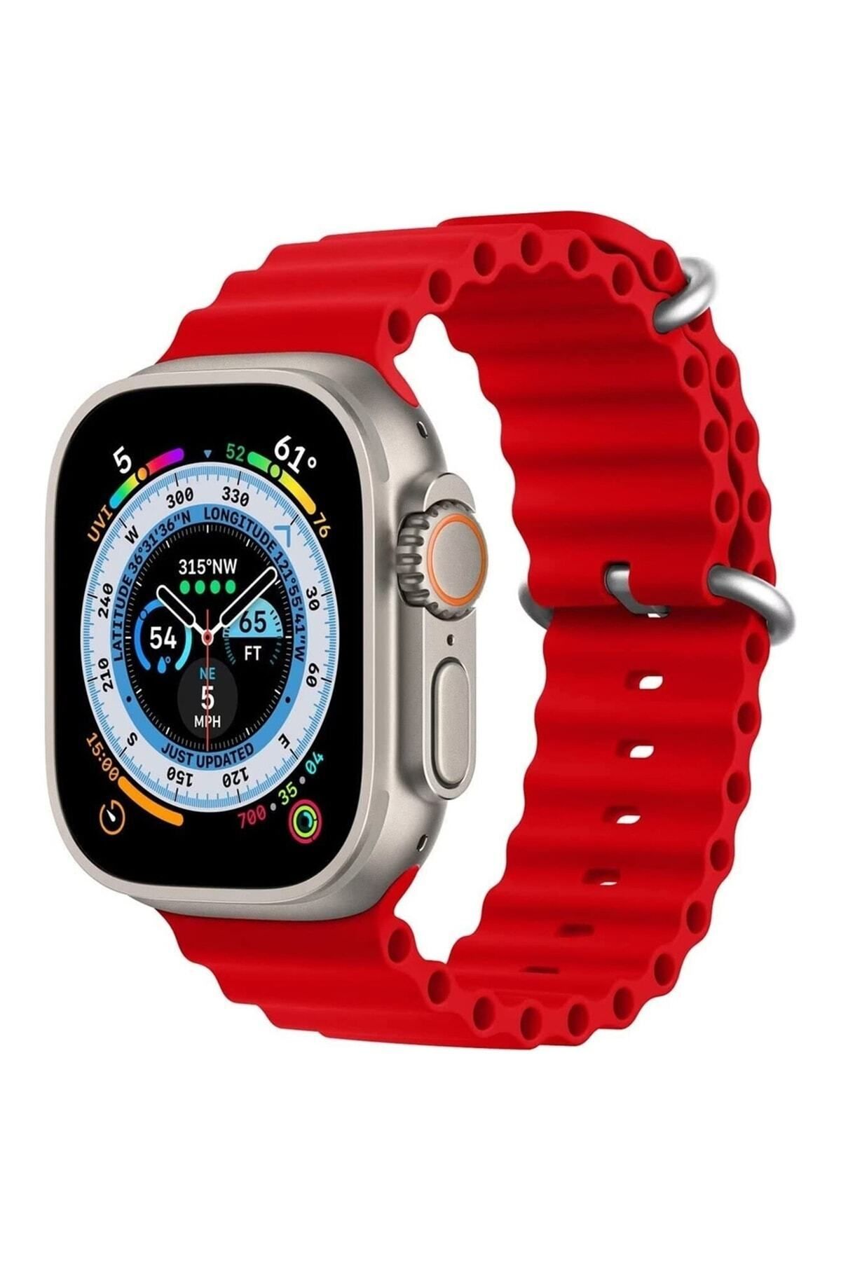 PSGT Apple Watch Uyumlu 42/44/45/49mm Seri 1/2/3/4/5/6/se/7/8/9 Ve 46mm Seri 10 Kordon Loop Ocean 42