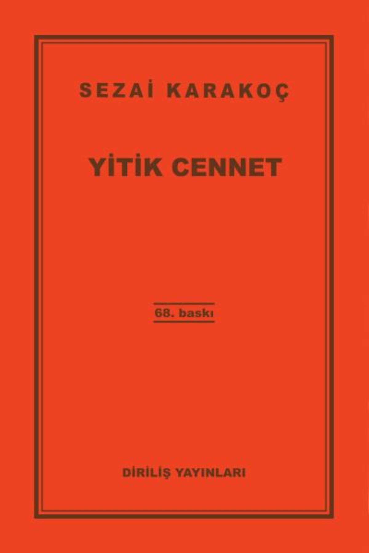 Diriliş Yayınları Yitik Cennet