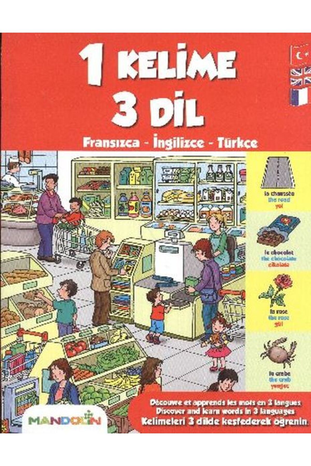Mandolin Yayınları 1 Kelime 3 Dil