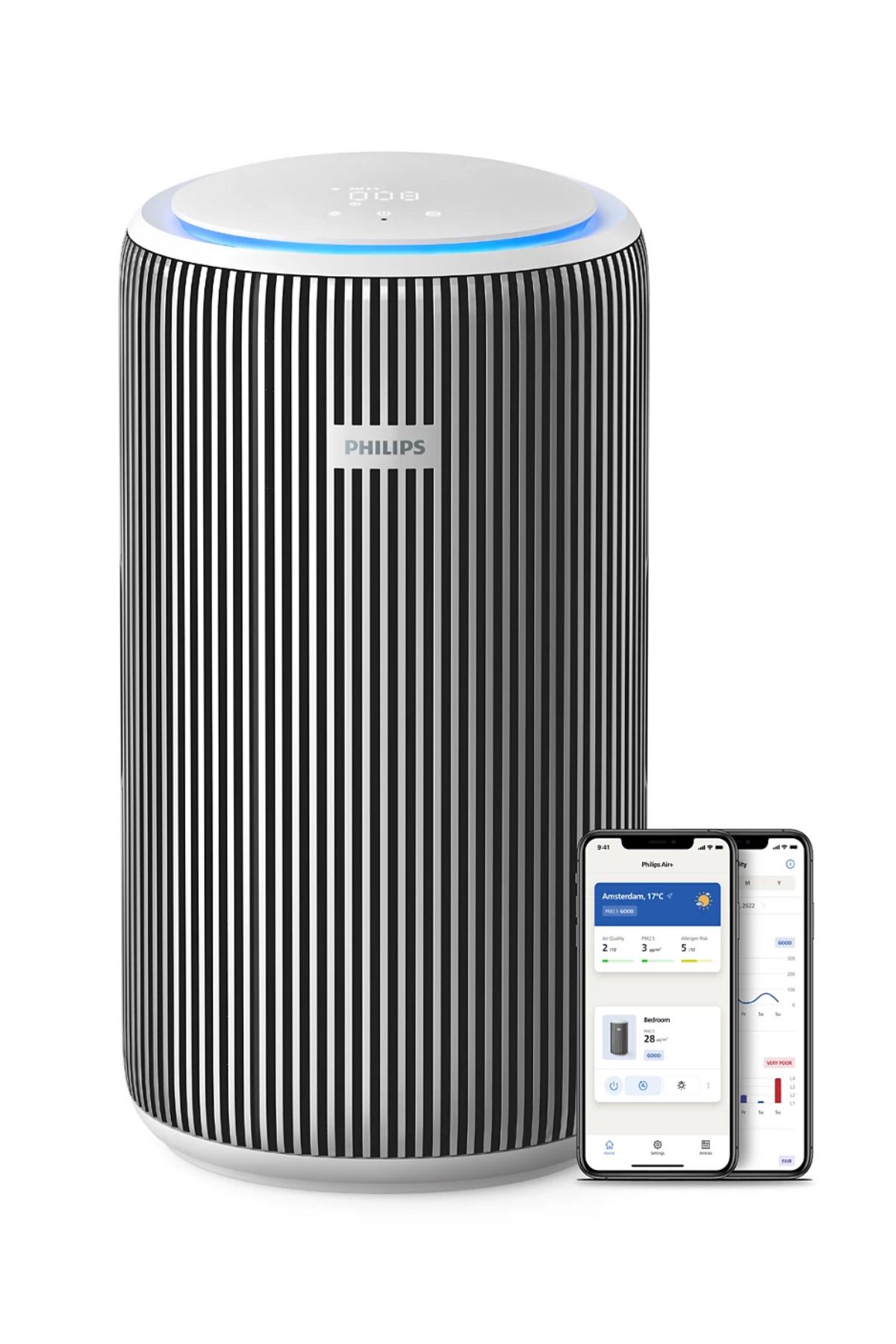 Philips Hava Temizleme Cihazı, Akıllı Telefon Kontrol, Yeni Model, Ultra Sessiz