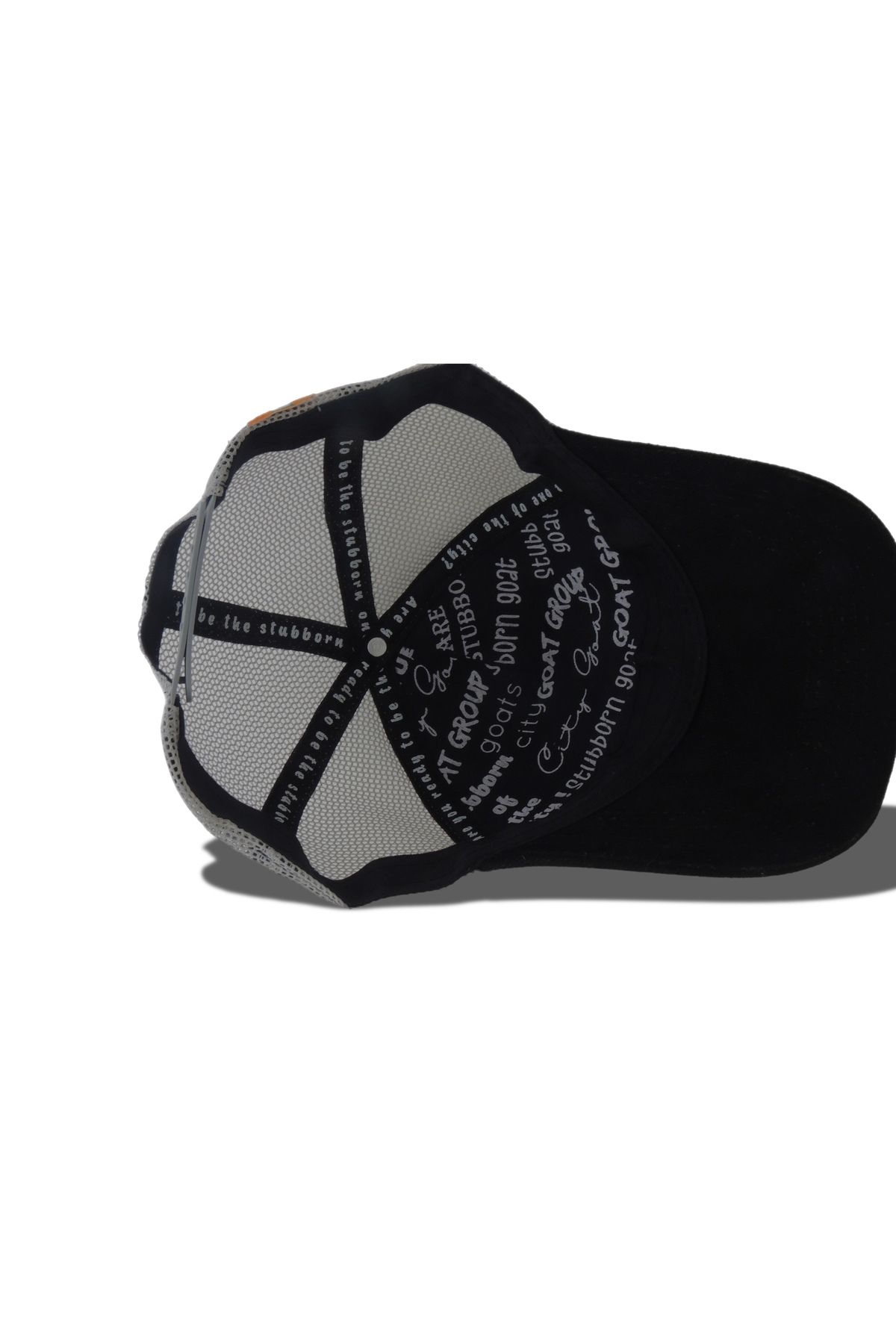CityGoat-Trucker Tiger 838 Code Logo Unisex Black-White Hat (Cap) 3