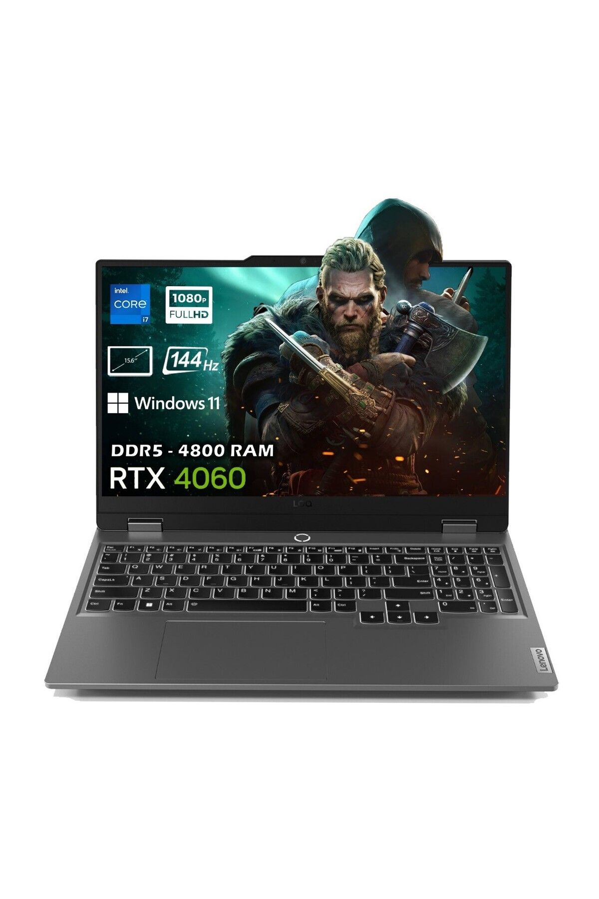 Loq İ7-13650HX 24gb Ddr5 1tb Ssd Rtx4060 8gb 15.6 İnç 144hz Full Hd W11pro 83dv00httrp27