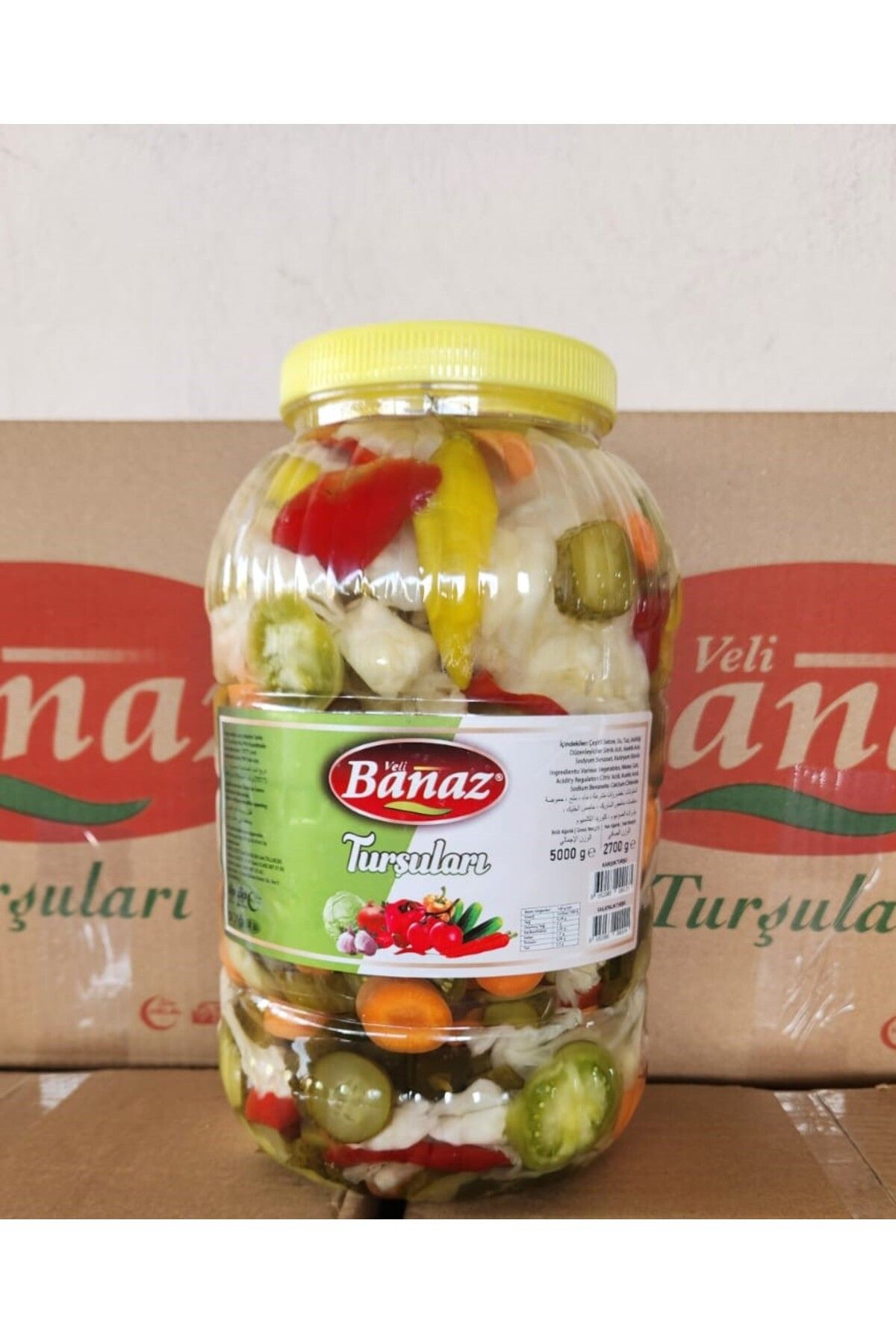 veli banaz Karışık Turşu 5 Kg