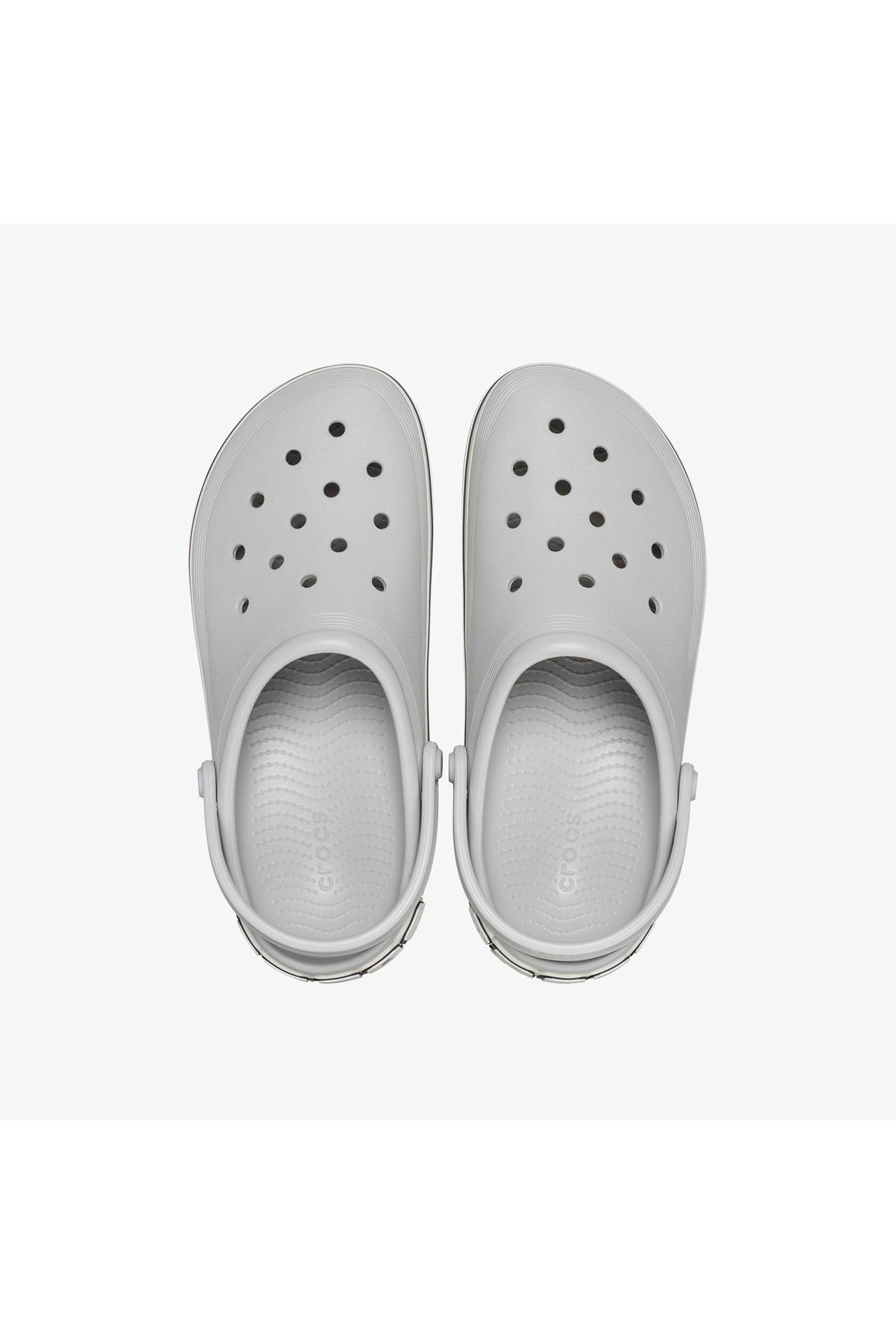 Crocs-Offcourt Logo Clog Unisex Gray Slippers 2