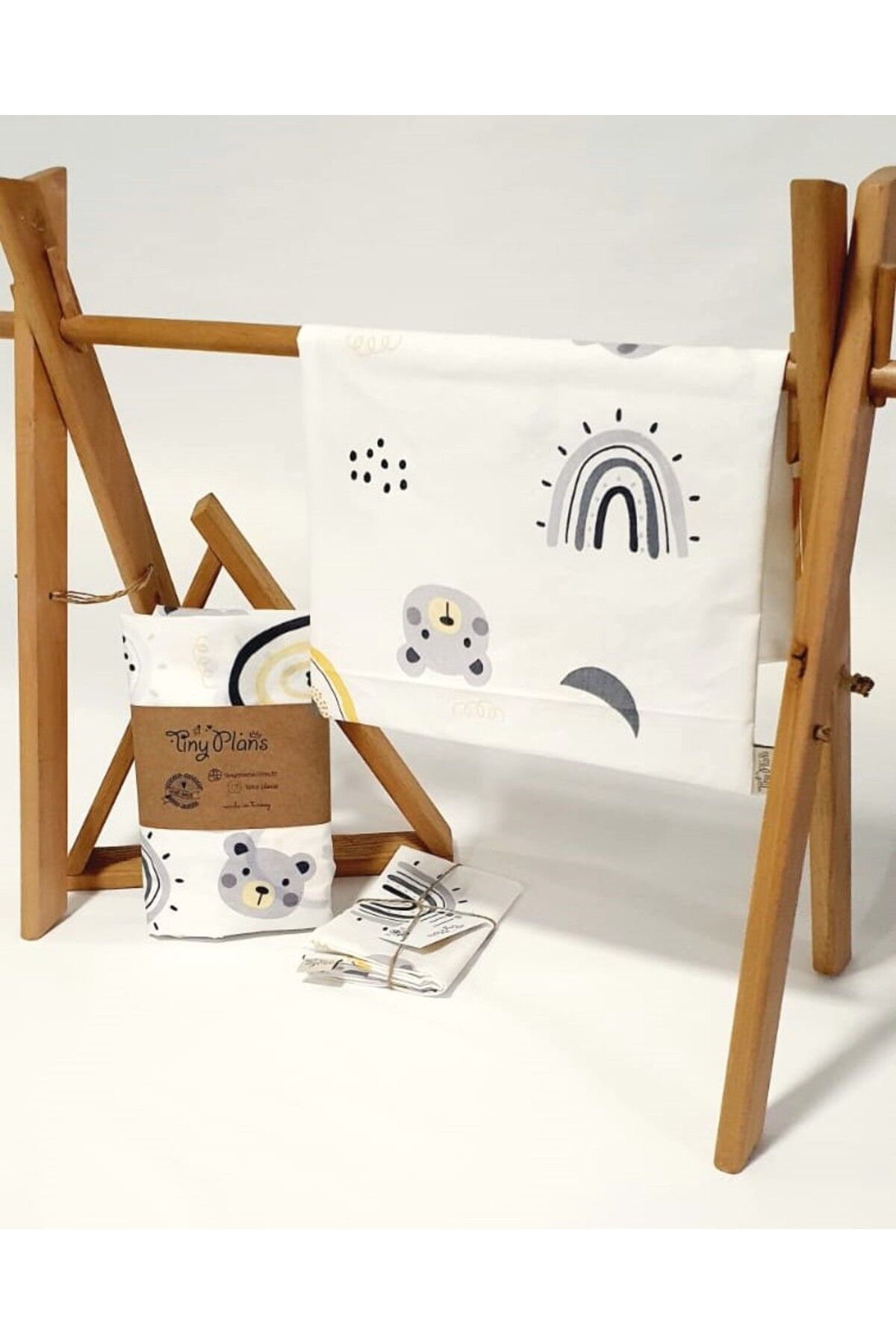 tiny plans-Single Elastic Sheet-Pillowcase Set 8