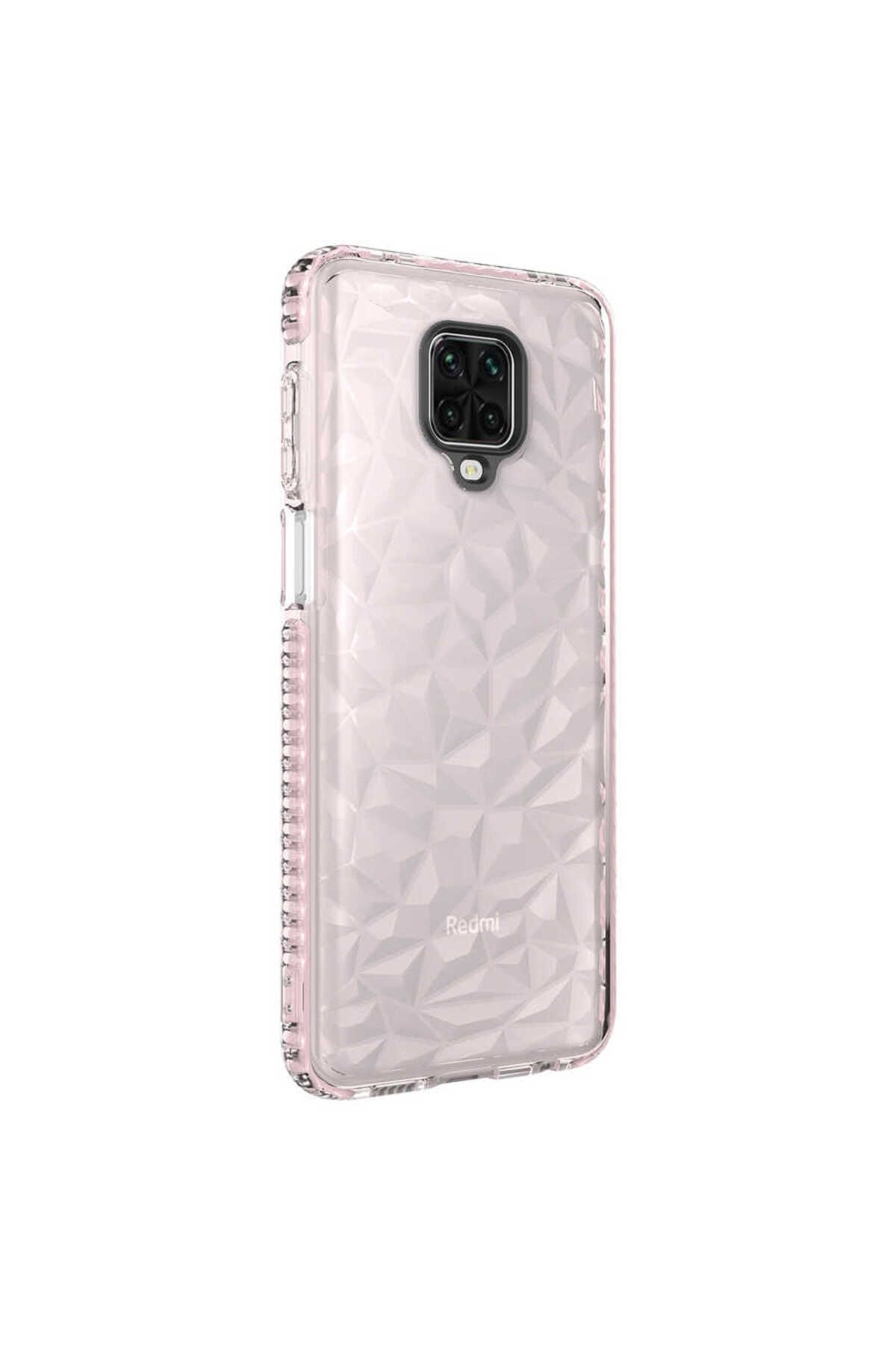 gaappy Iceberg Serisi Xiaomi Redmi Note 9S Pembe Kapak