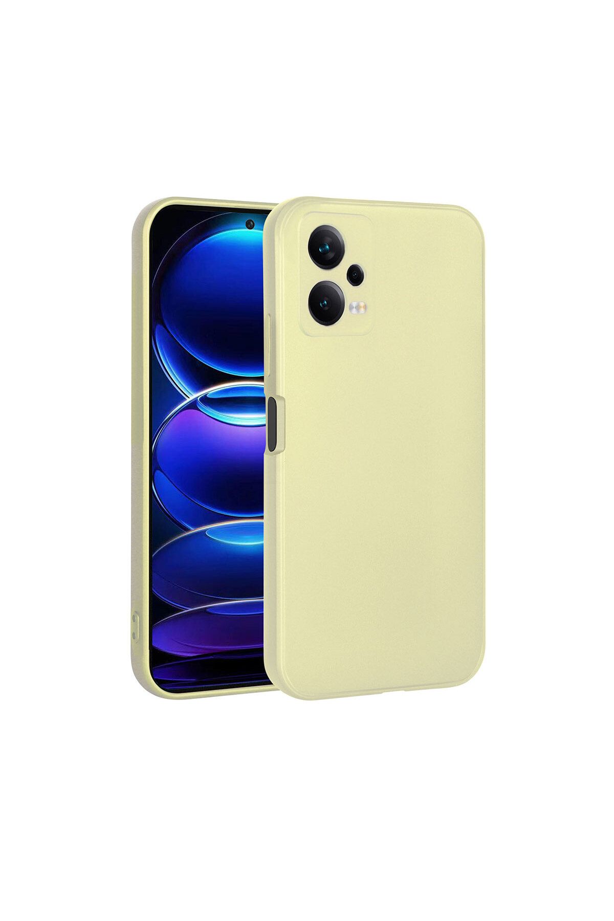 ELSAH Xiaomi Redmi Note 12 5G Uyumlu Kılıf Esnek ve Darbe Emici Renkli Koruyucu Kapak