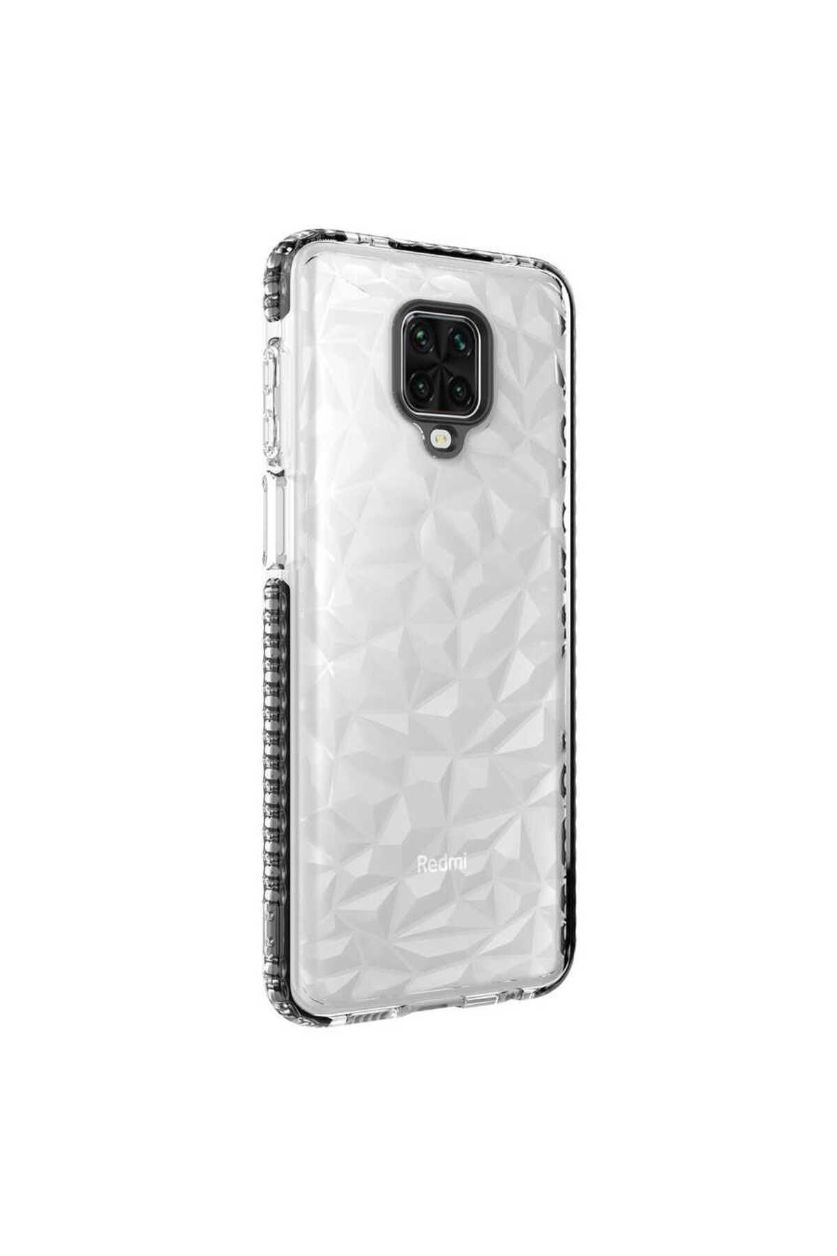 gaappy Iceberg Serisi Xiaomi Redmi Note 9S Siyah Kapak