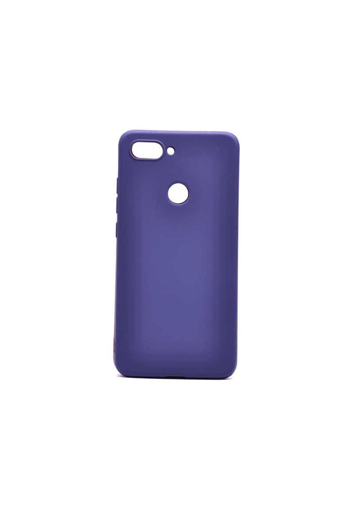 ELSAH Xiaomi Mi 8 Lite Uyumlu Kılıf Esnek ve Darbe Emici Renkli Koruyucu Kapak