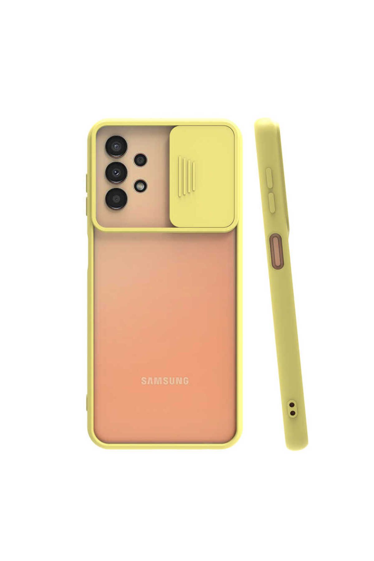 gaappy Nelsi Serisi Samsung Galaxy A33 5G Sarı Kapak
