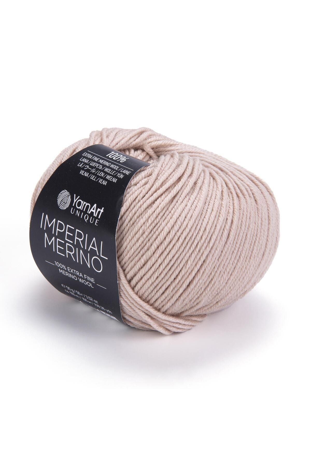 Yarnart-IMPERIAL MERINO - HAND KNITTED STRING BEIGE-3306 1