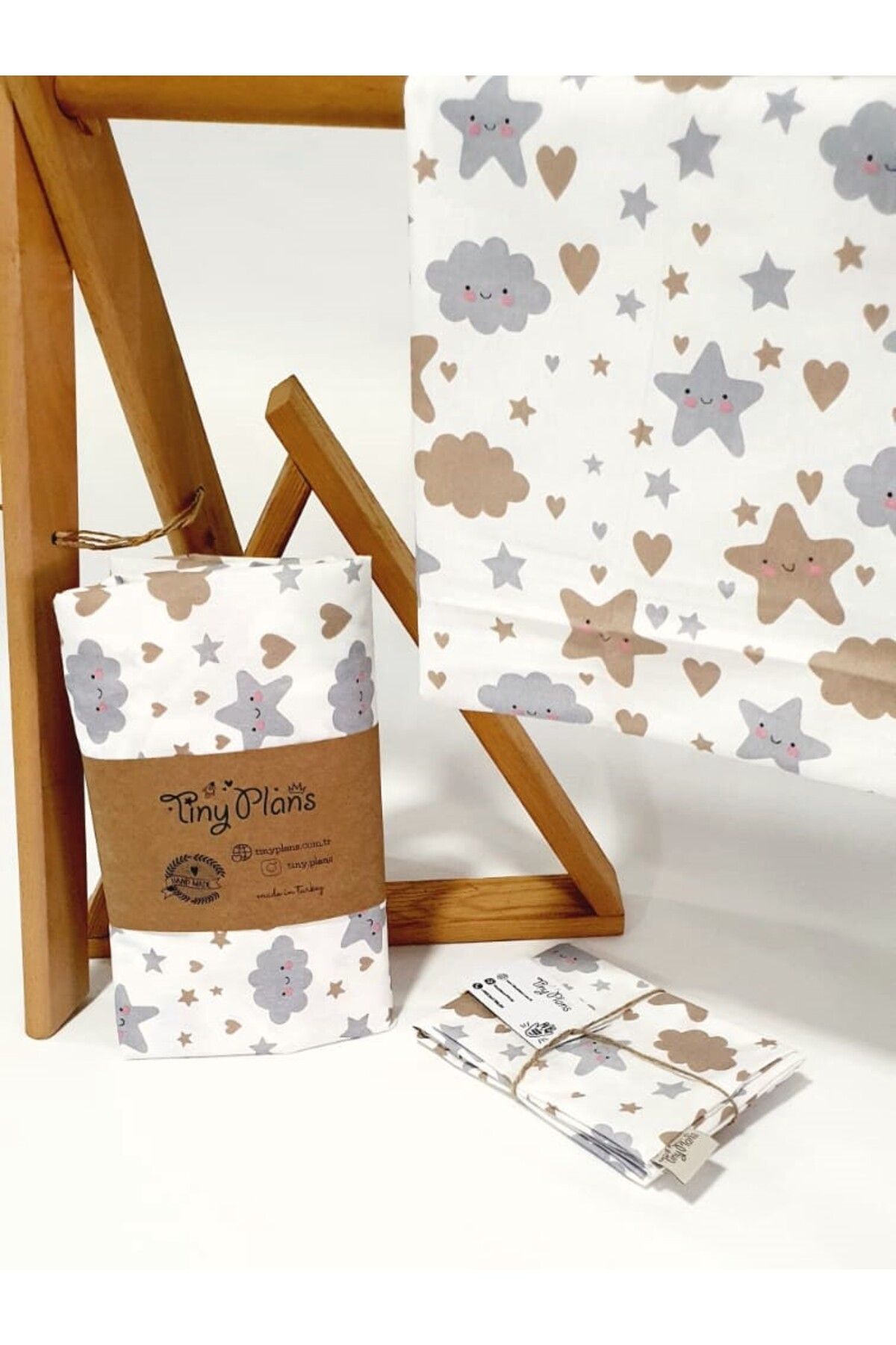 tiny plans-Single Elastic Sheet-Pillowcase Set 3