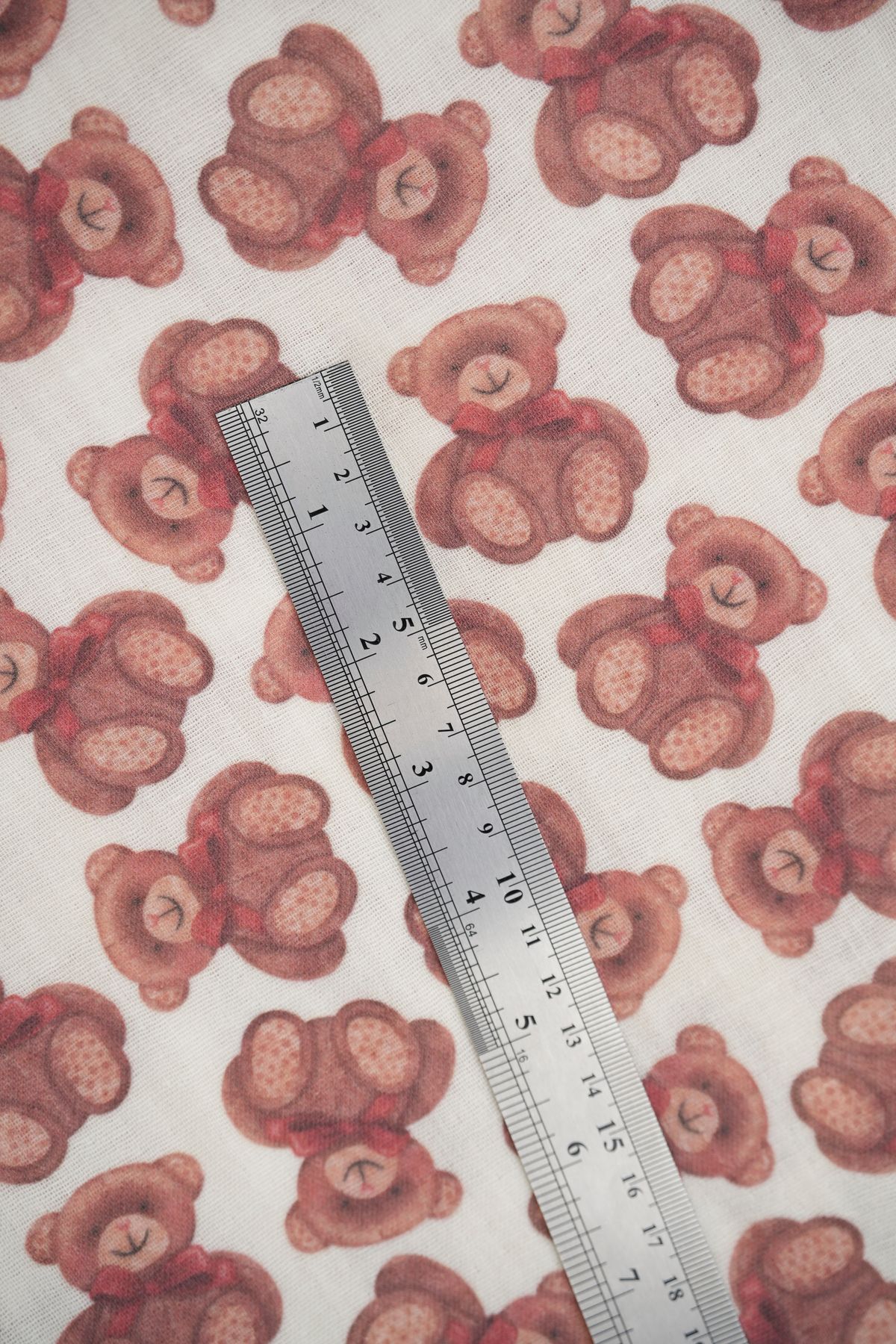 Tuğba Kuğu-Printed Muslin Fabric |   Lovely Bear 4