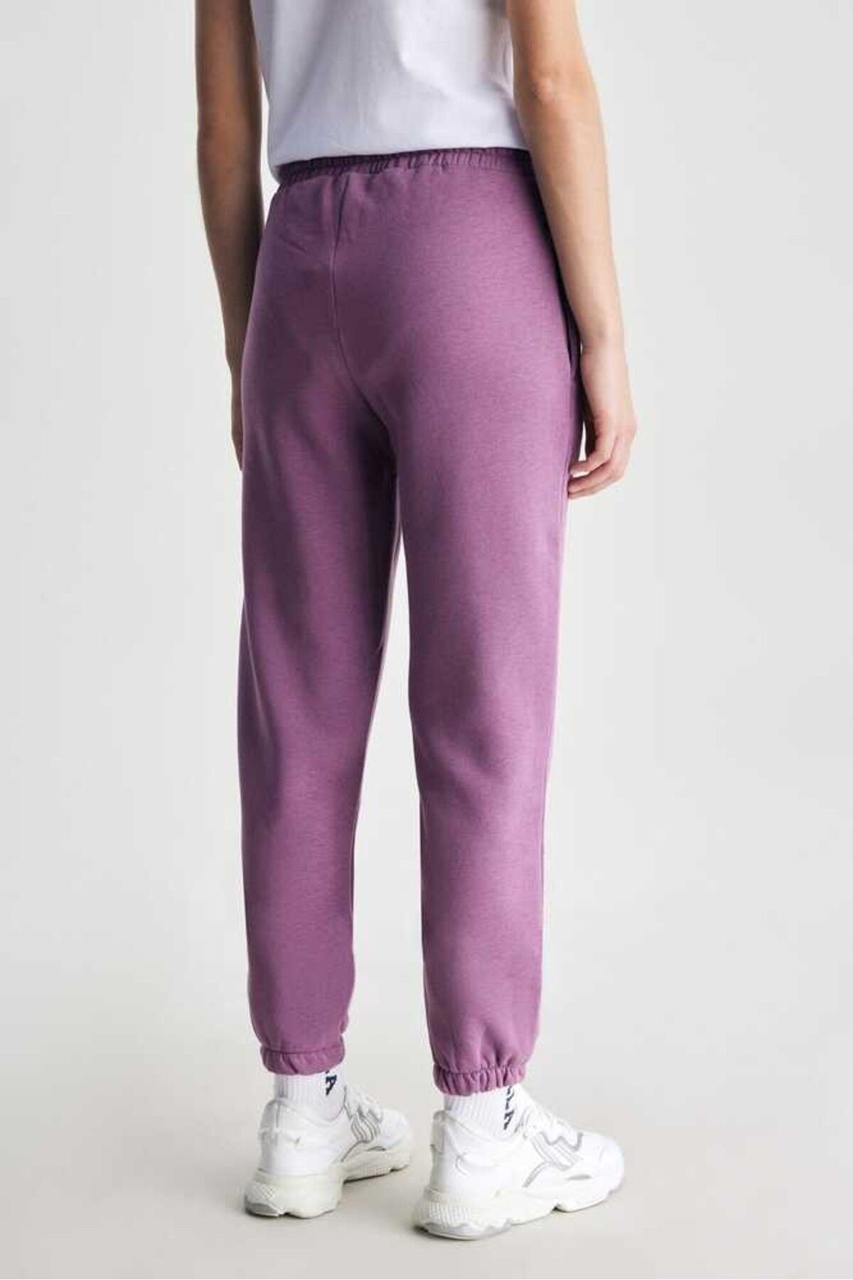 UCLA-Pantaloni de trening pentru femei Jules Purple, confortabili, brodați, înălțați, cu potrivire standard 4