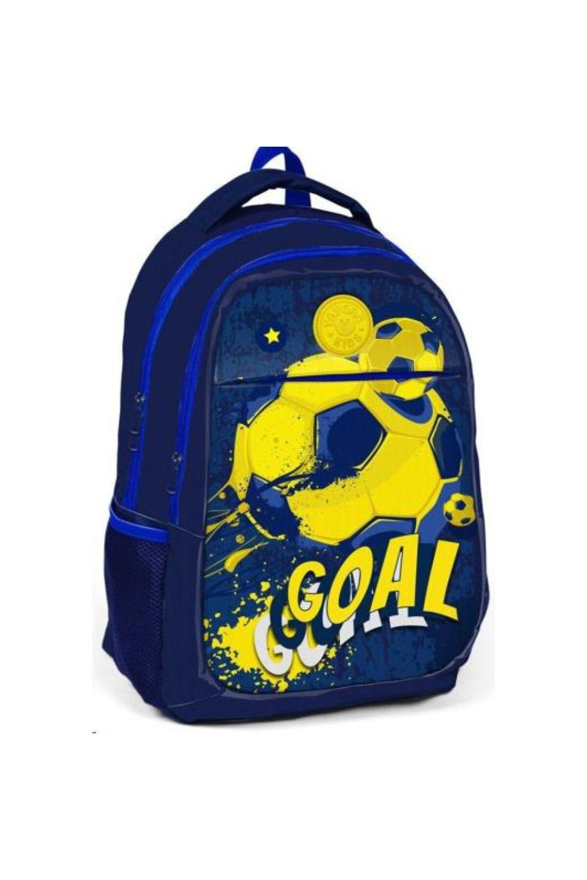 Yaygan Çanta-Yaygan Kids Navy Blue Goal Printed Men's Primary and Secondary School Bag 1