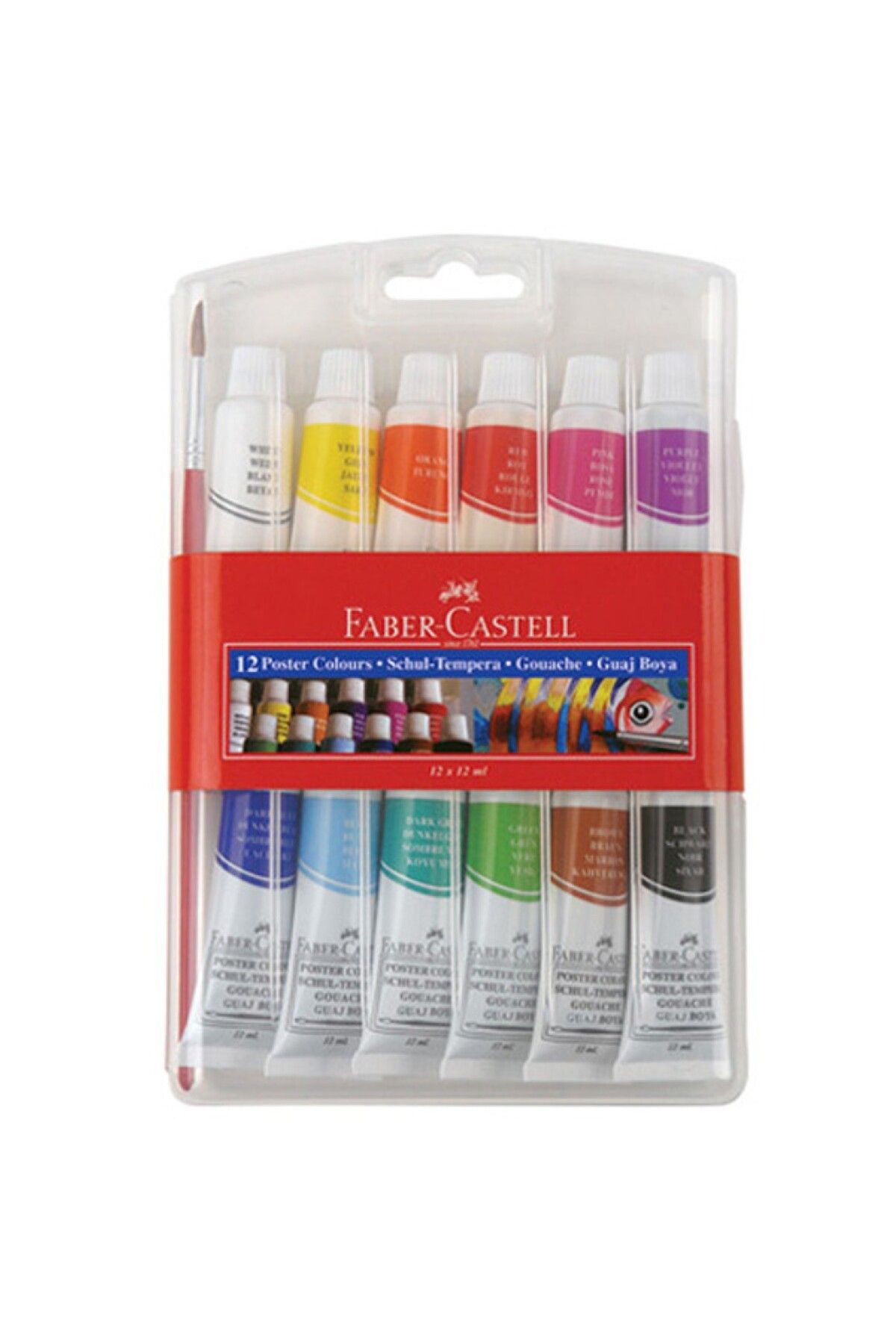 Faber Castell Guaj Boya Seti Redline Tüp 12x12ml