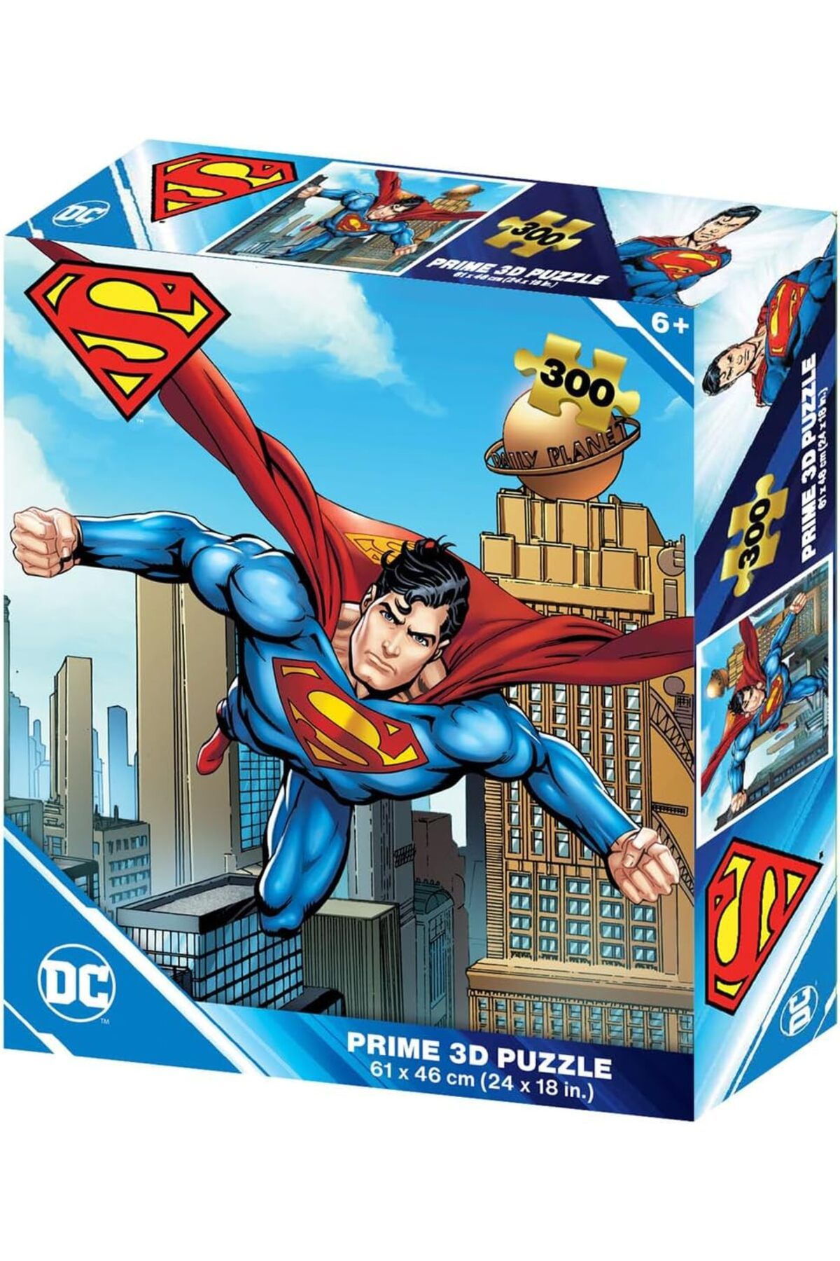 STOREMAX byrs Yetişkin Puzzle Parça Puzzle - 300 - Superman 3D Yeni veydhop 1022830