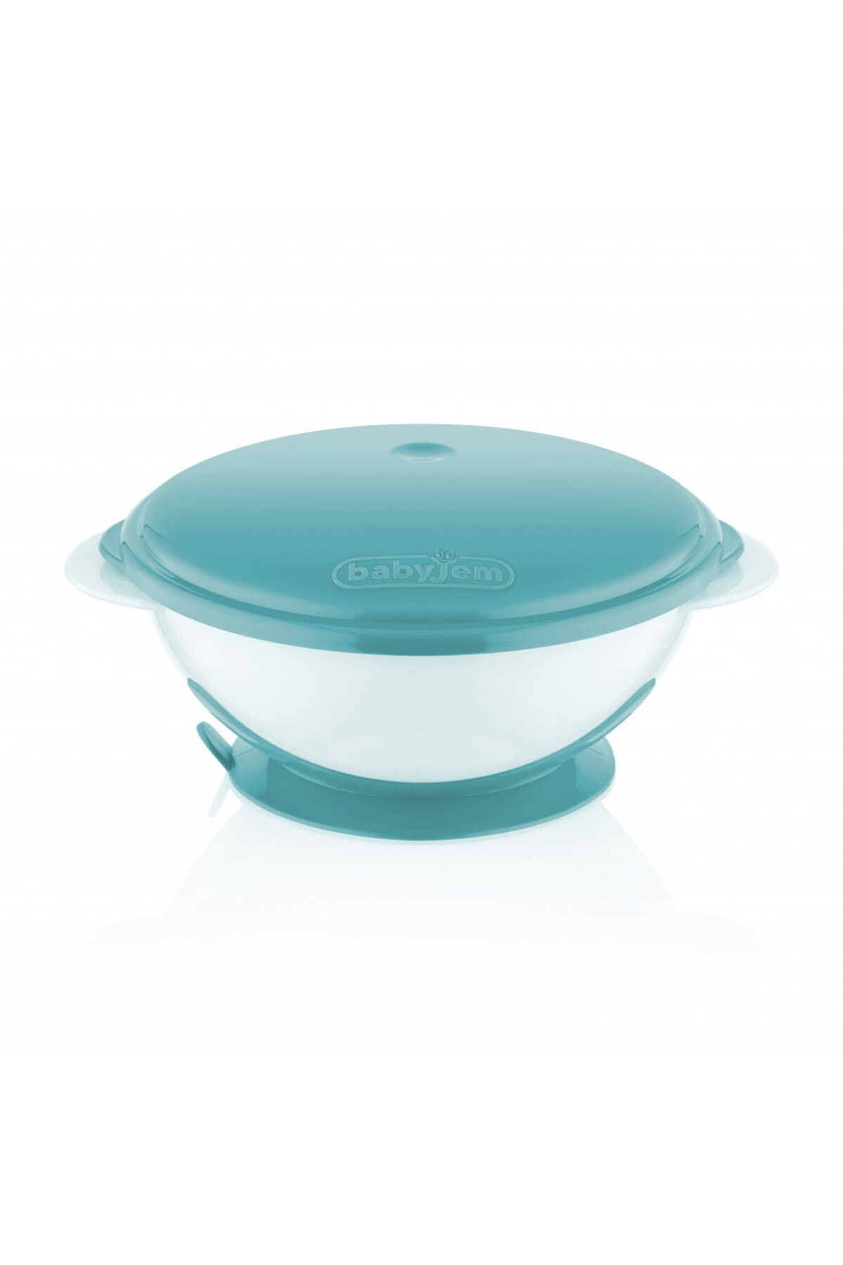 Babyjem Castron Cu Ventuza Si Capac Babyjem (culoare: Bleu) - One Size