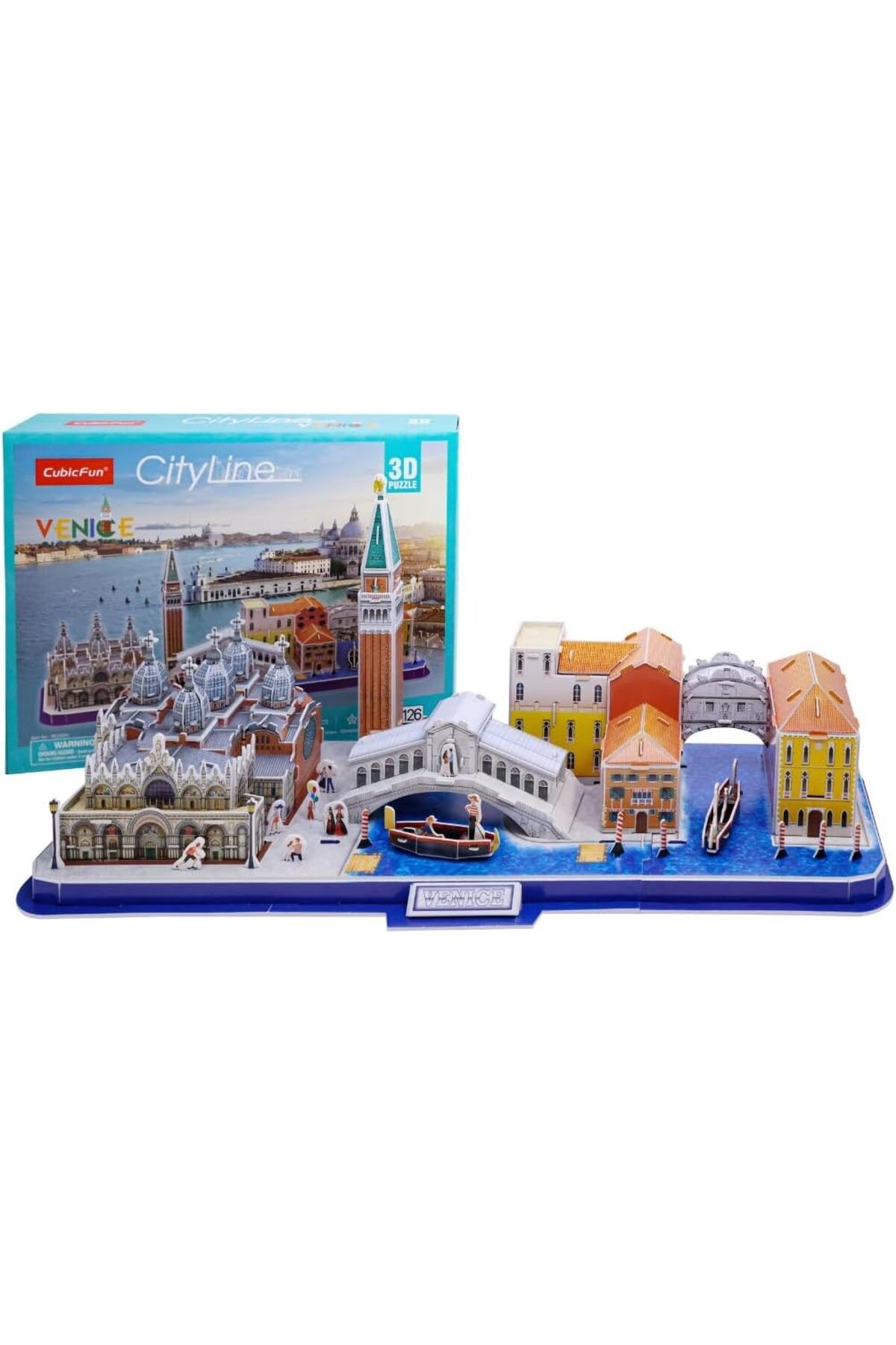 STOREMAX bystoreby 3D Puzzle CUB/MC269h City Line - Venedik - İtalya NewDesing 646268