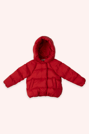 Panço Kız Çocuk Kapitoneli Kırmızı Mont