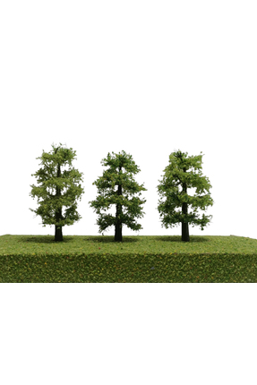 MODEL Doğal Görünümde Maket Ağaç 3 Adet 7 Cm
