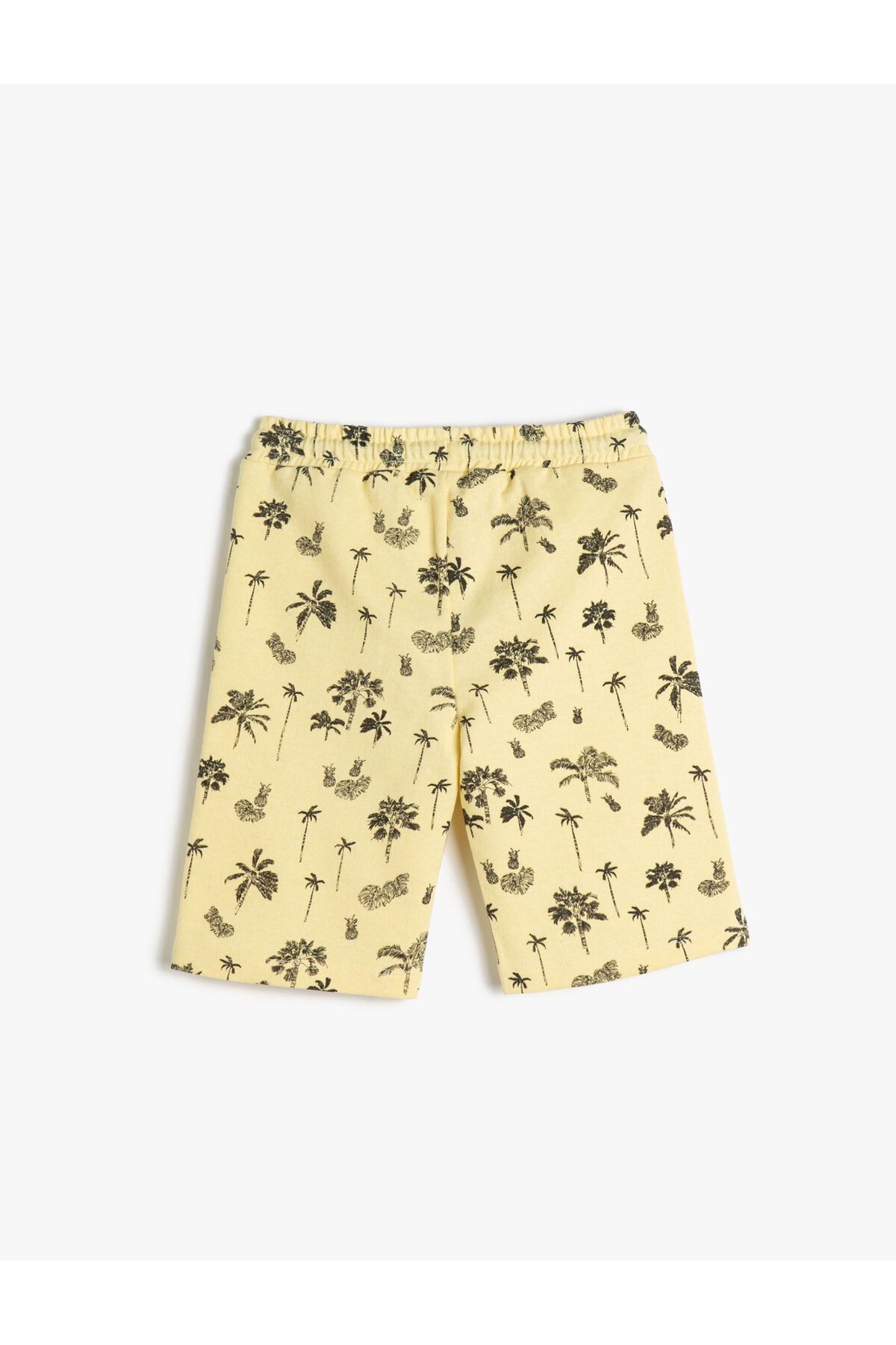 Koton-Cotton Waist Tied Shorts - Printed and Pocketed 2