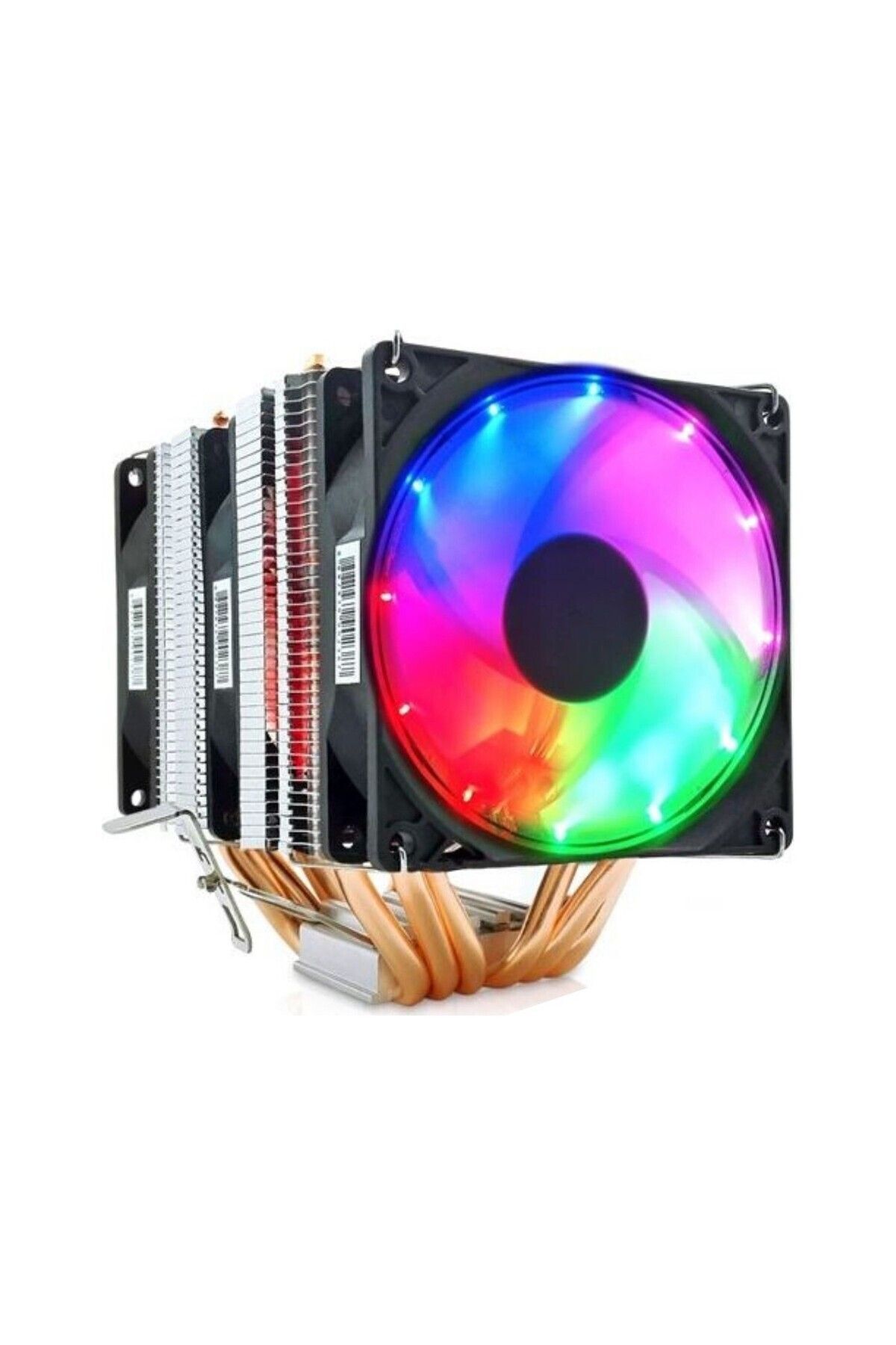 ColdPower 6p Am4 Uyumlu Am5 Uyumlu 6 Bakır Boru 3 Rgb Fan Kule Tipi Fan