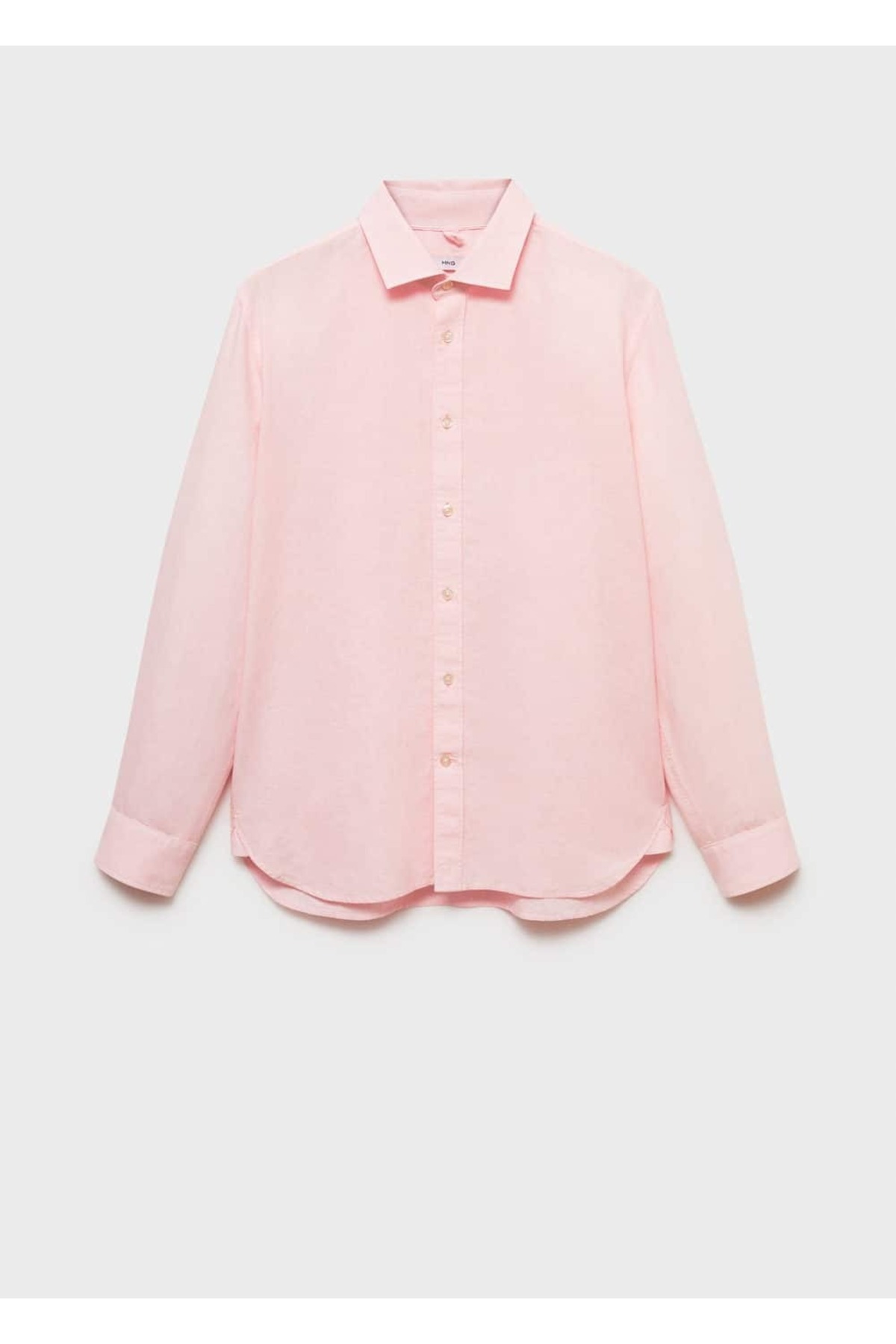 MANGO Man-Classic Cut Linen Shirt 3