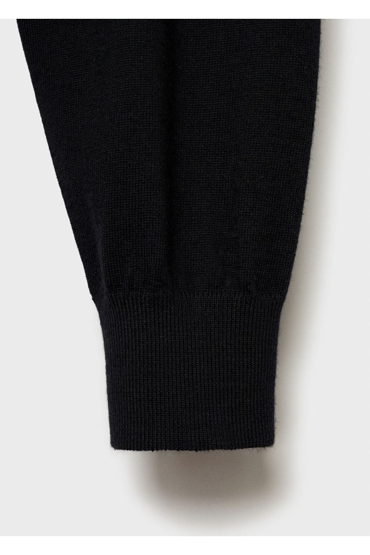 MANGO Man-Πουλόβερ με λαιμόκοψη 100% merino μαλλί 5
