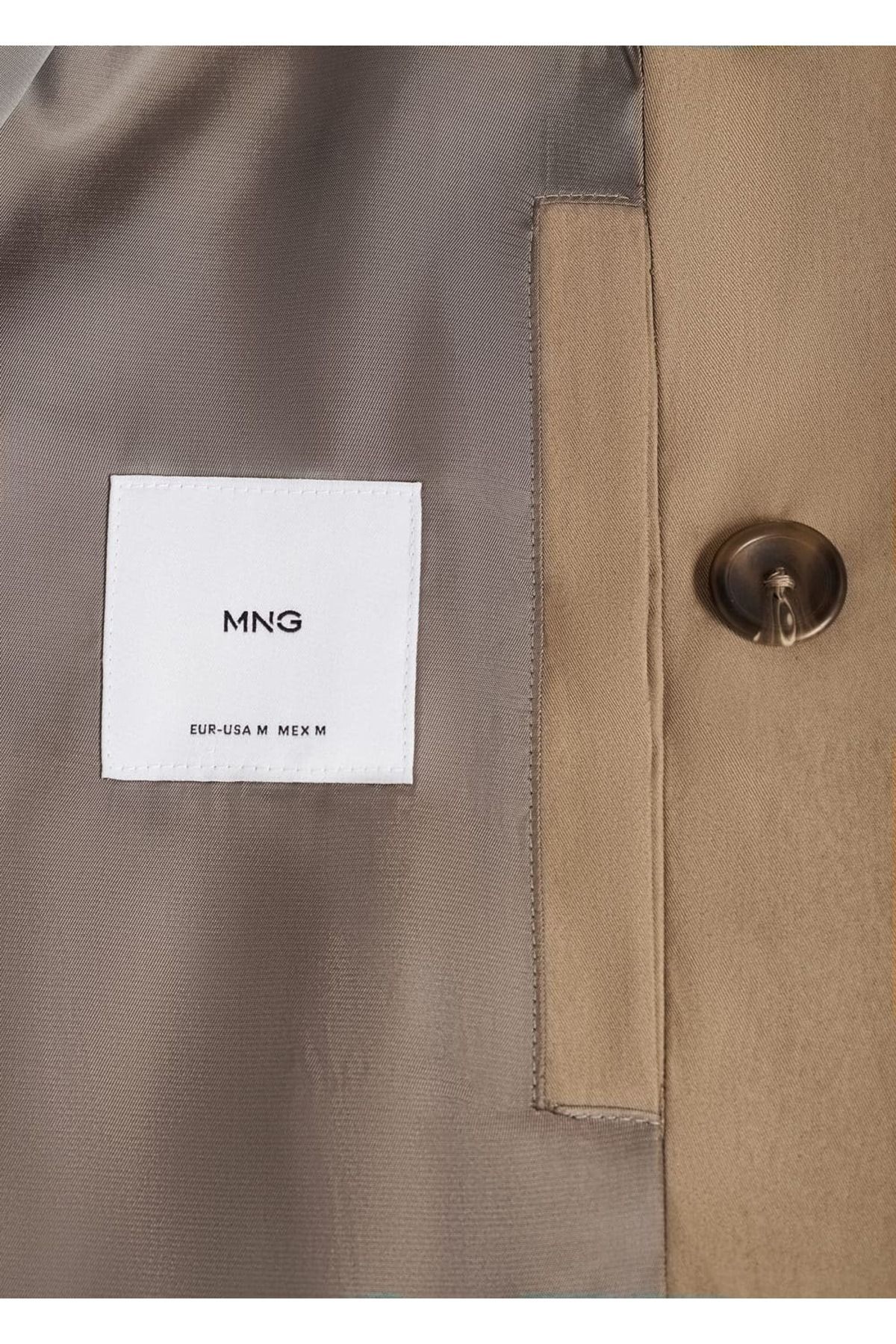 MANGO Man-Kurzer Trenchcoat aus Baumwolle 5
