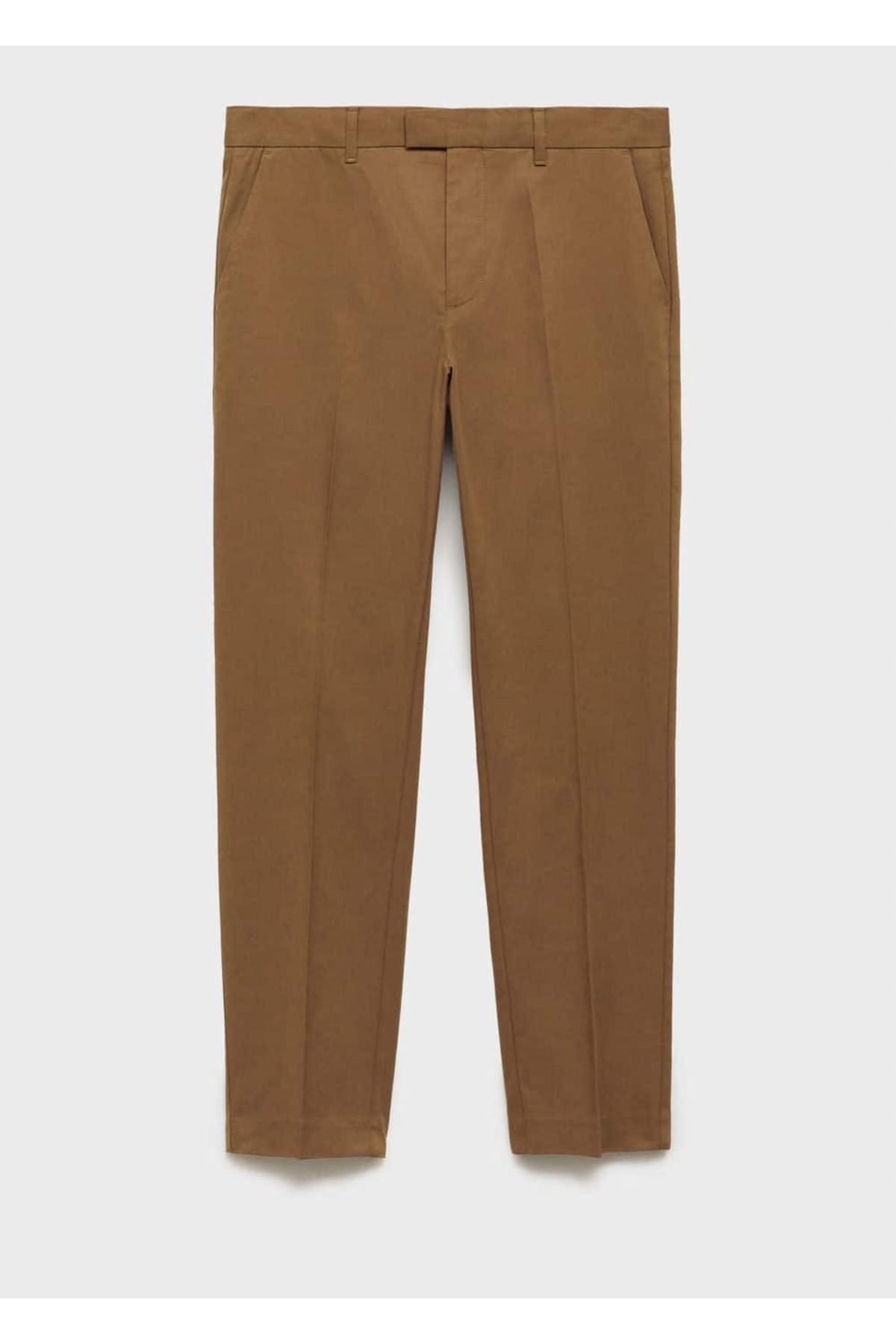 MANGO Man-Regular Cut Cotton Trousers 3