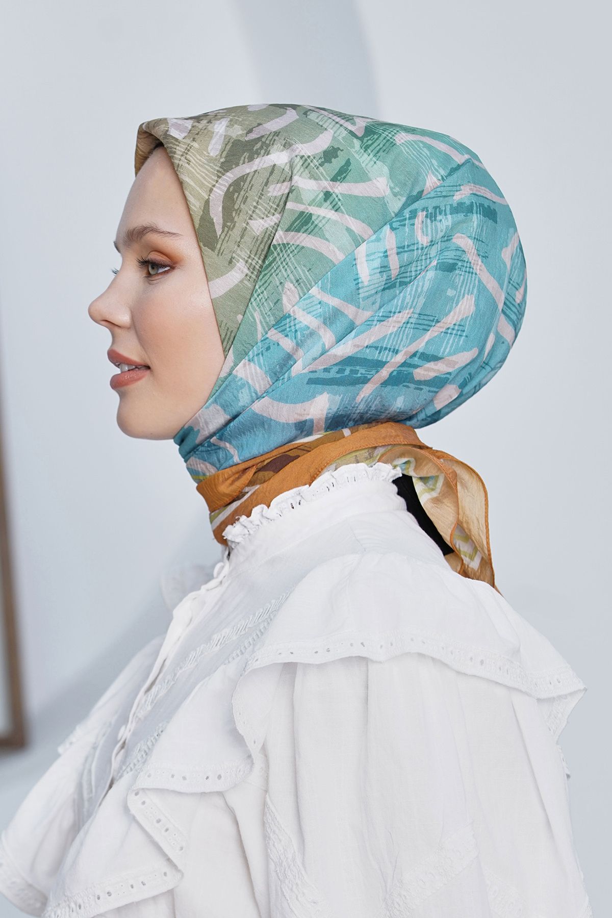 روسری نارنجی حجاب الماس ARTE IPEKSI 4287 Loryan