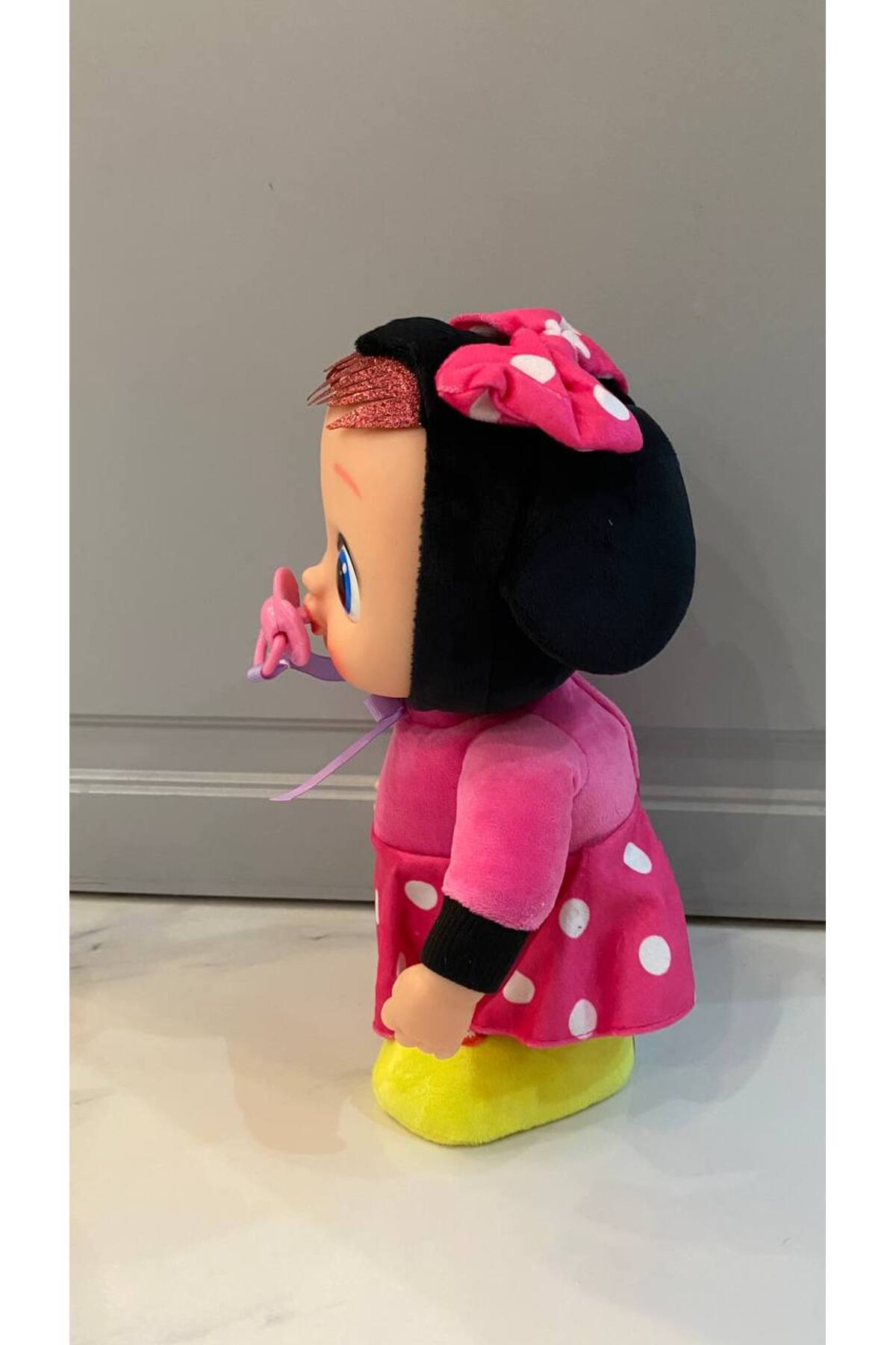 Magicway Yürüyen ve Dans Eden Oyuncak Bebek Emzikli Müzikli Pilli Emziği Çıkarınca Ağlayan Peluş Bebek fotoğrafı 2 (önizleme)
