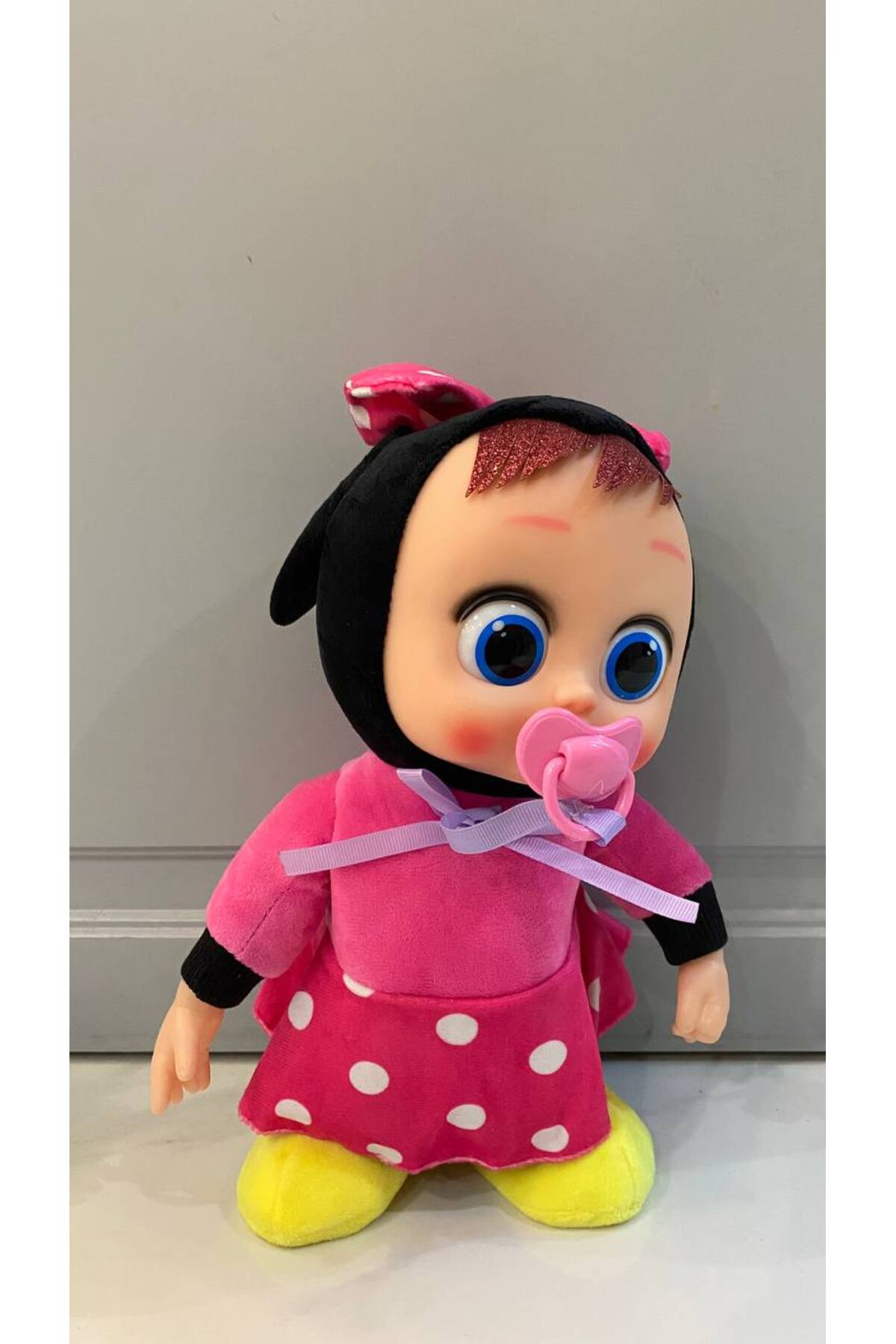 Magicway Yürüyen ve Dans Eden Oyuncak Bebek Emzikli Müzikli Pilli Emziği Çıkarınca Ağlayan Peluş Bebek fotoğrafı 3 (önizleme)