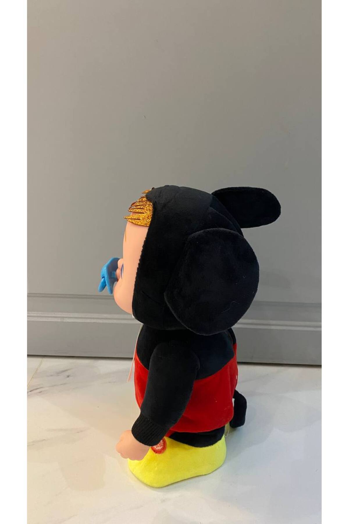 Magicway Yürüyen ve Dans Eden Oyuncak Bebek Emzikli Müzikli Pilli Emziği Çıkarınca Ağlayan Peluş Bebek fotoğrafı 2 (önizleme)