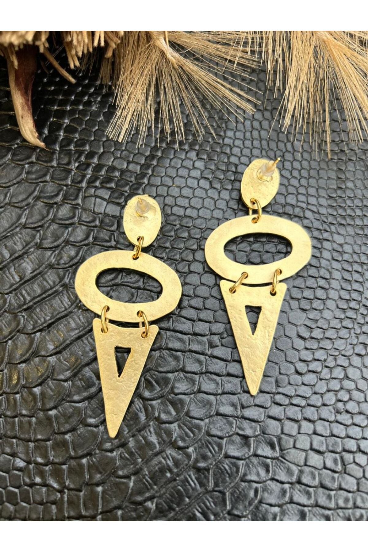 MONAMORE-Helenistic Design Brass Earrings 2