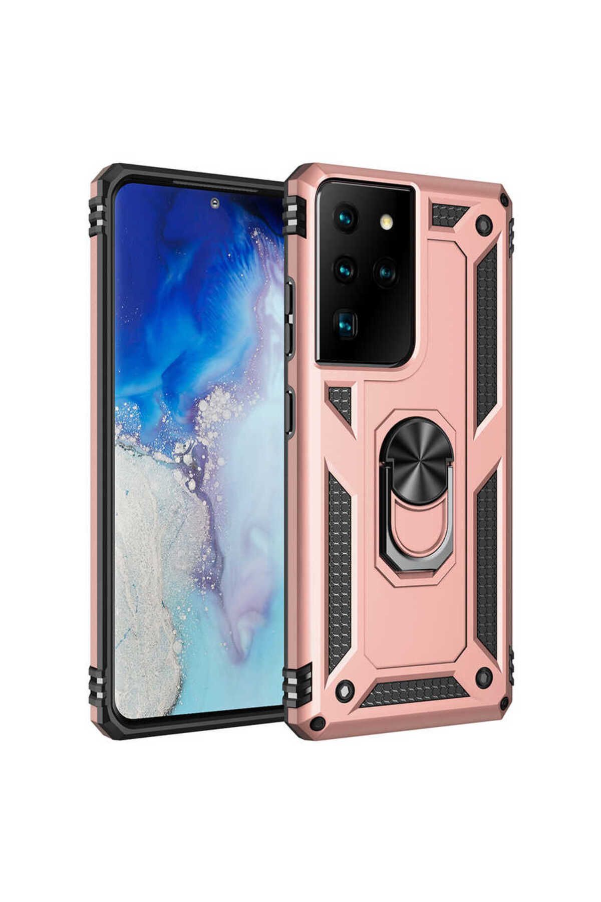 gaappy Mega R Serisi Samsung Galaxy S21 Ultra Rose Gold Kapak