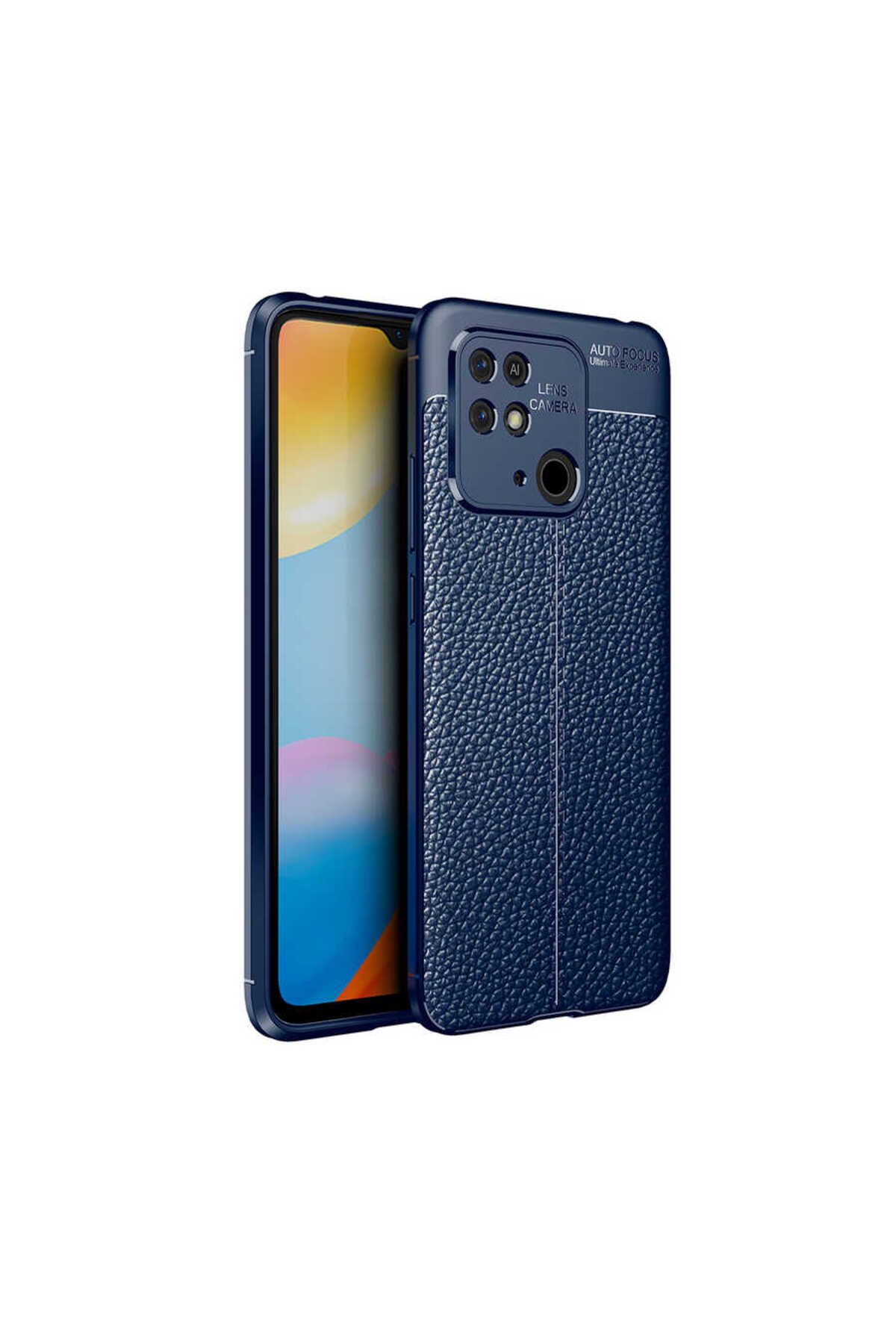 gaappy Diss Serisi Xiaomi Redmi 10C Lacivert Kapak