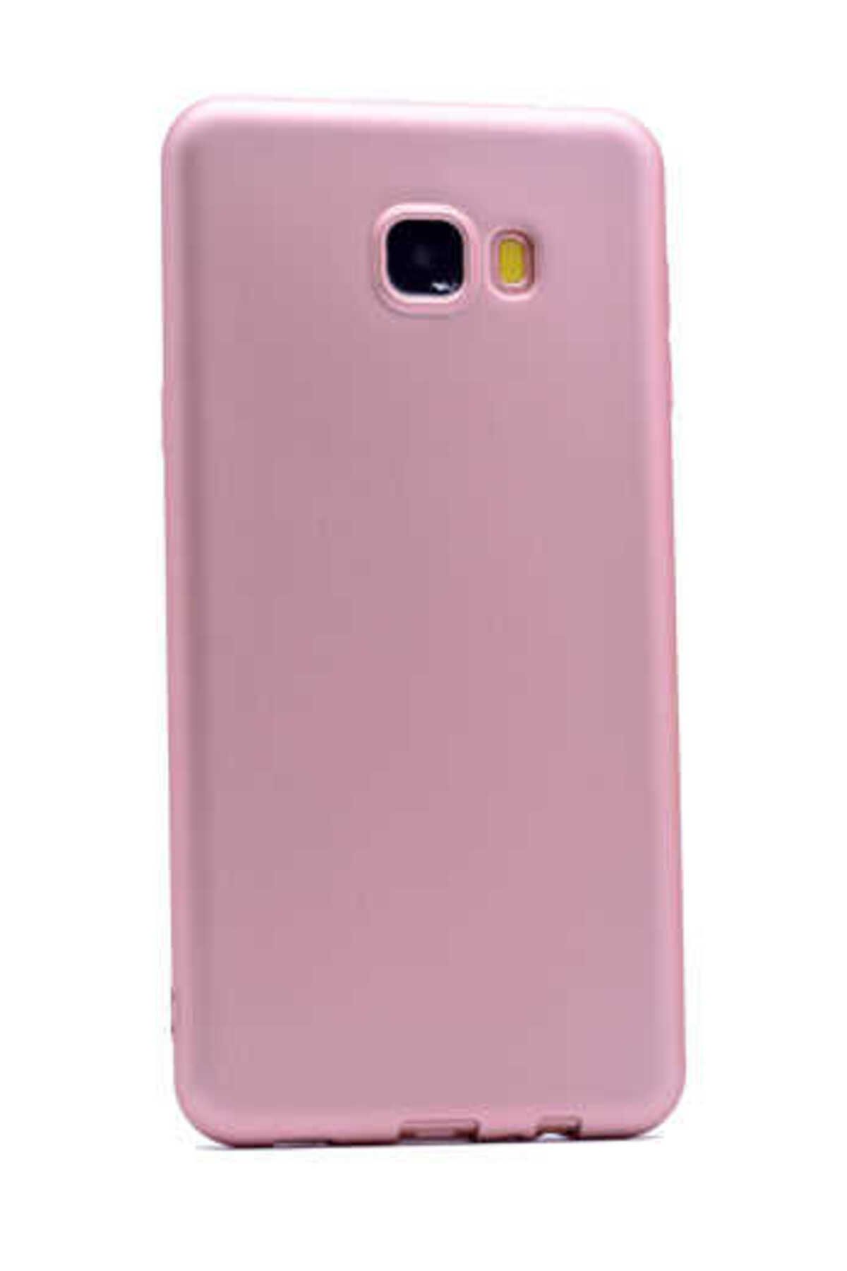 ELSAH Samsung Galaxy C5 Uyumlu Kılıf Esnek ve Darbe Emici Renkli Koruyucu Kapak