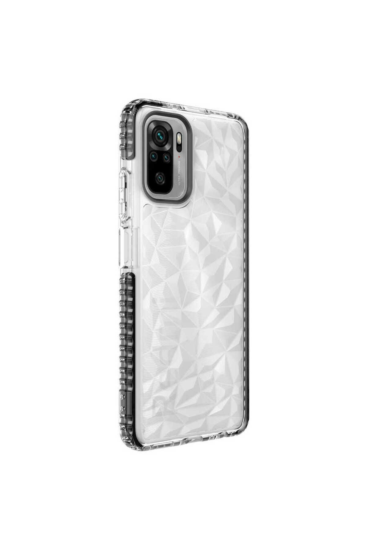 gaappy Iceberg Serisi Xiaomi Redmi Note 10S Siyah Kapak