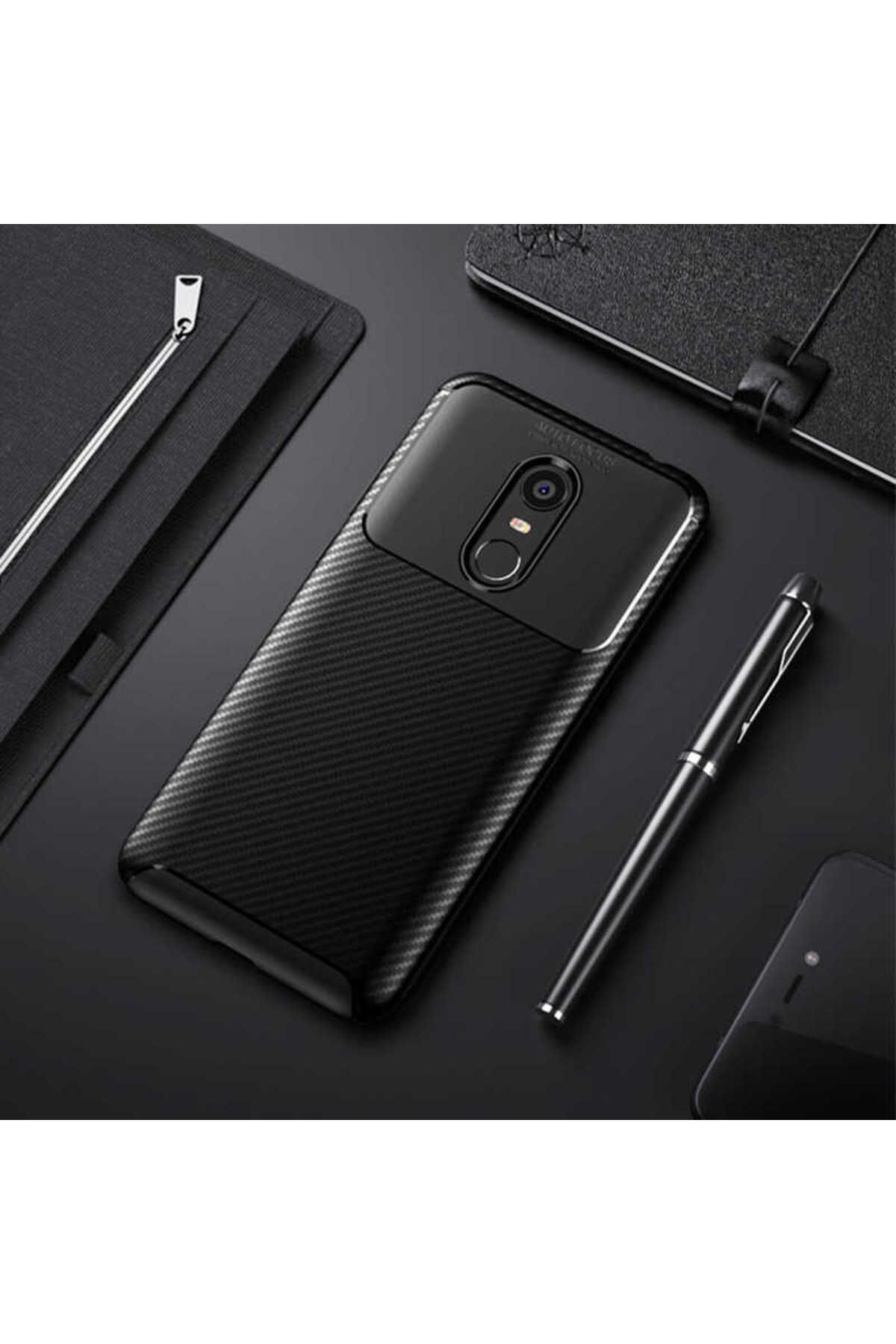 gaappy Fib Serisi Xiaomi Redmi 5 Plus Siyah Kapak