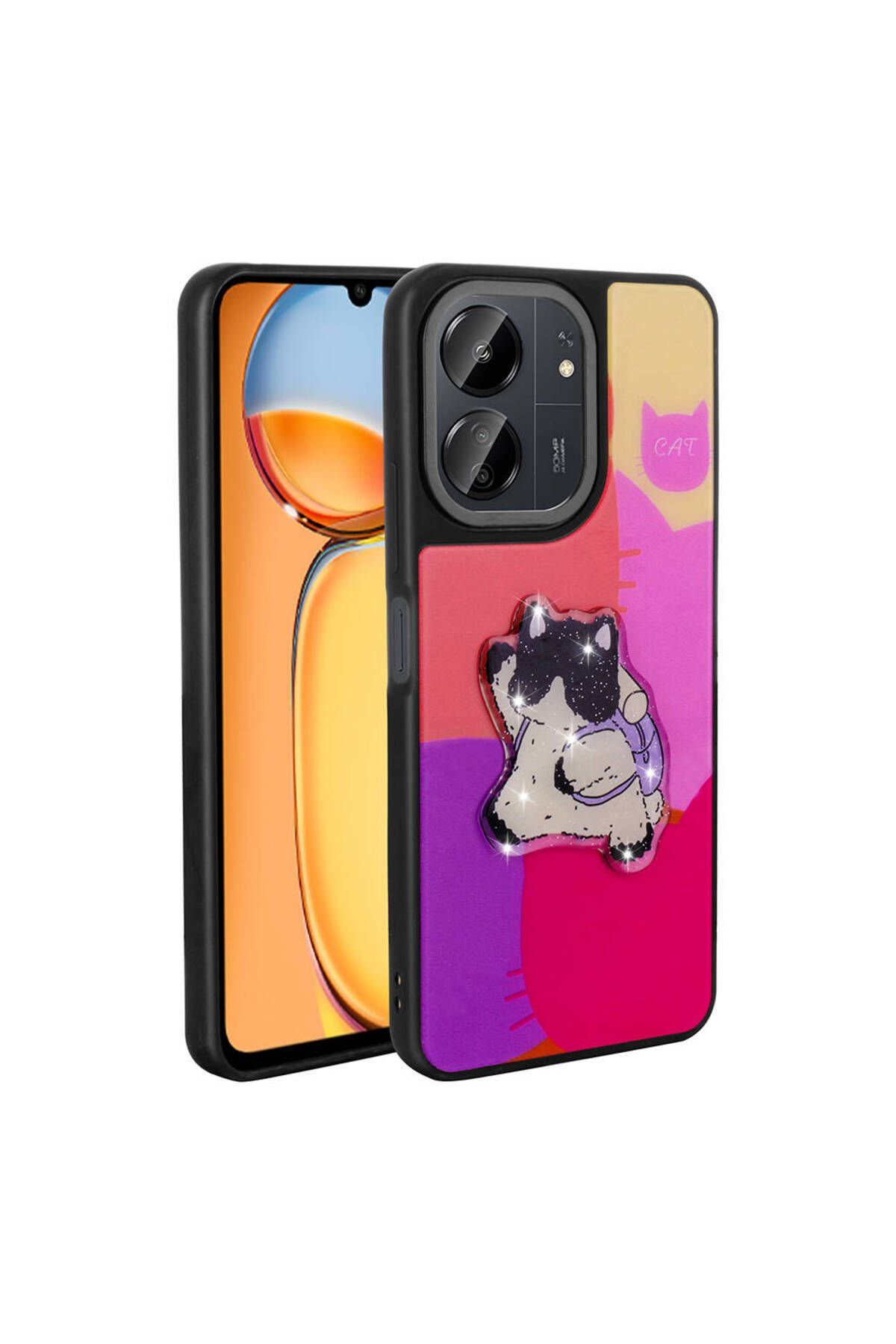 gaappy Pamas Serisi Xiaomi Redmi 13C Mor Kapak