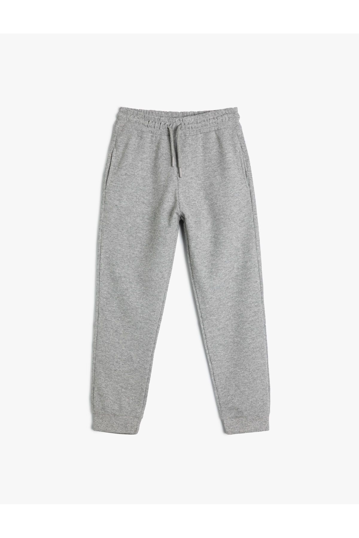 Koton-Basic Jogger Sweatpants with Pockets and Tie Waist 1