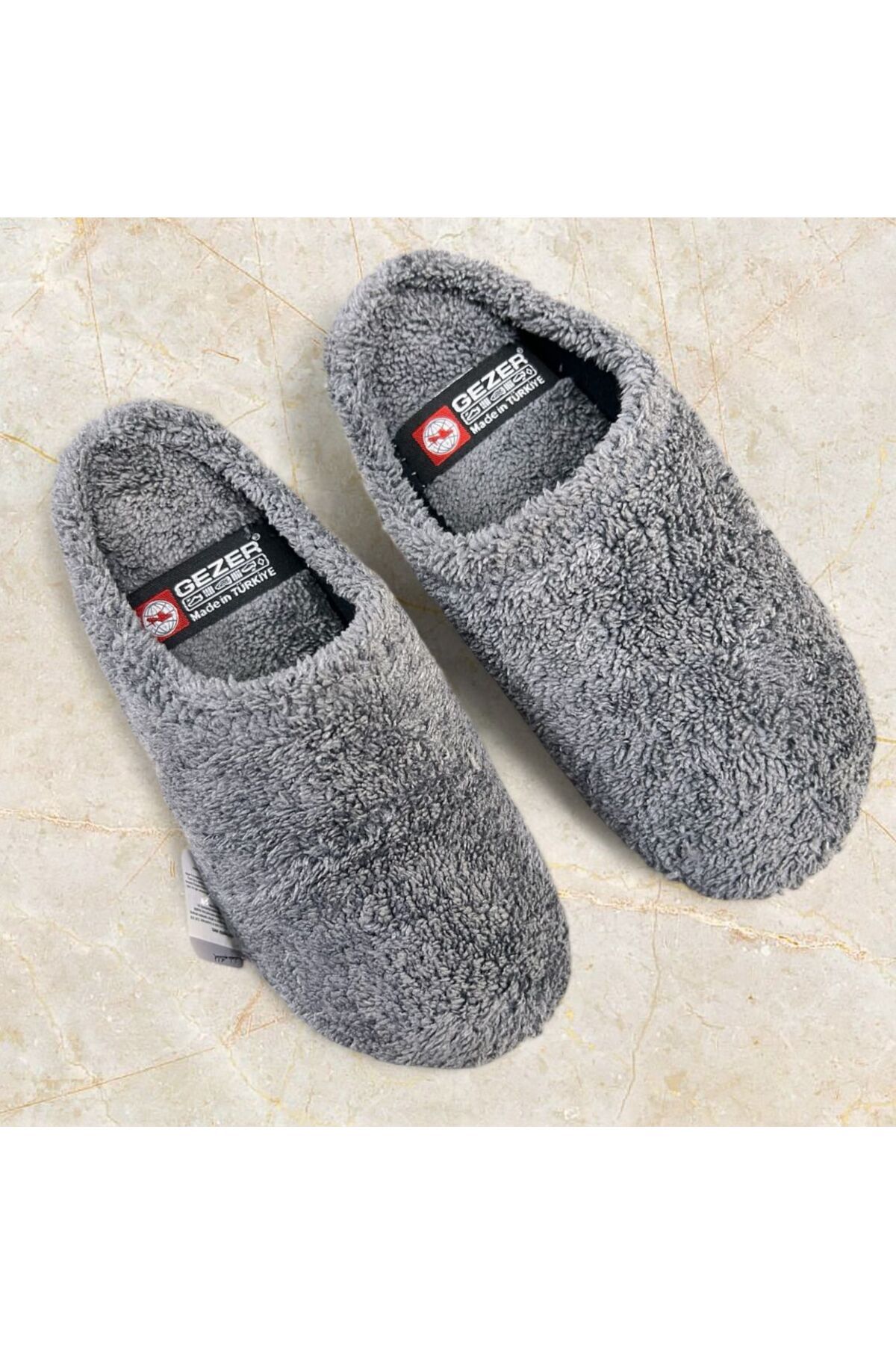 GEZER-Men's Winter Seasonal Towel and Felt Fabric - Home Slippers Dowry Bundle Set 5