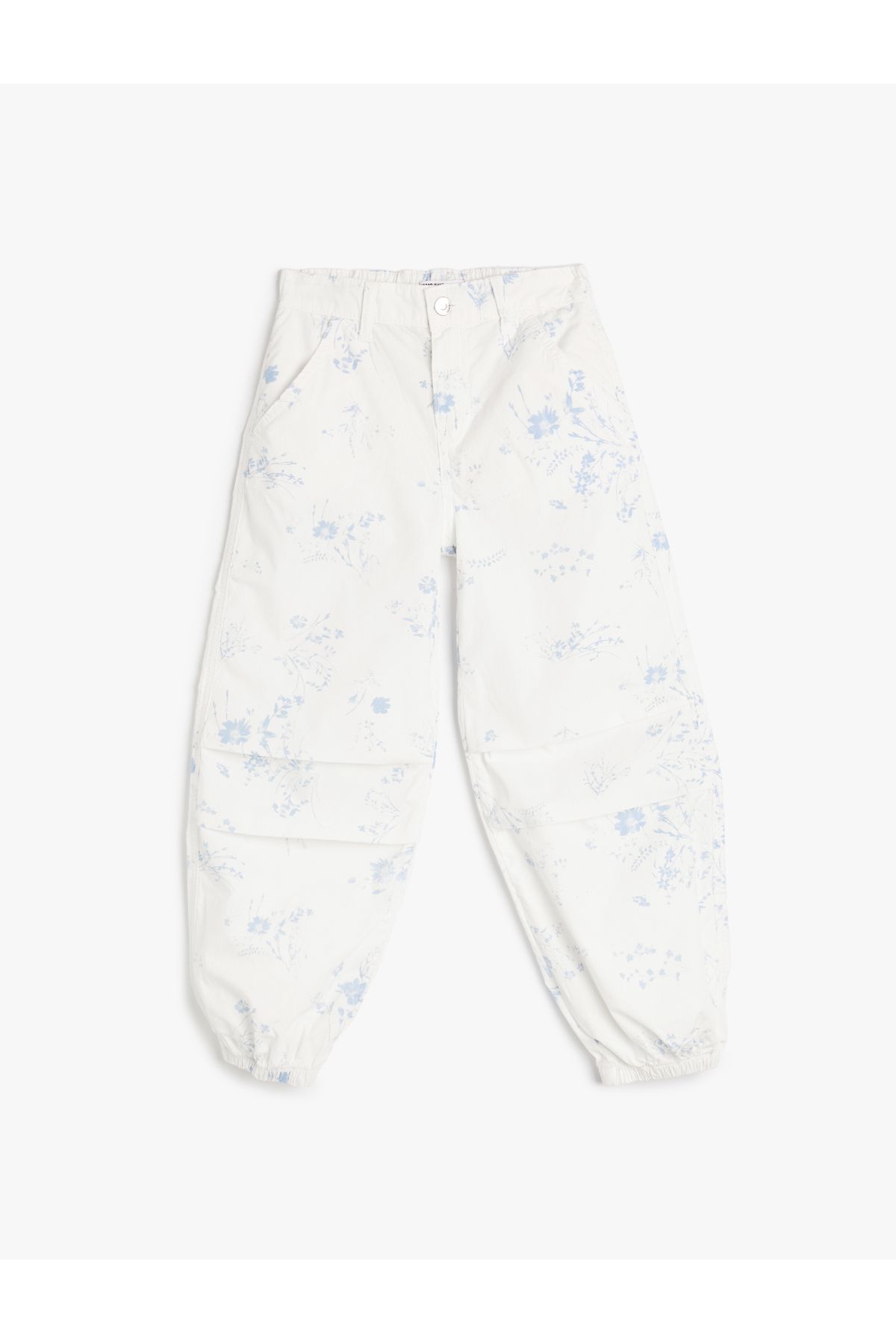 Koton-Parachute Jeans Cotton Elastic Waist Pocket - Parachute Jean 3