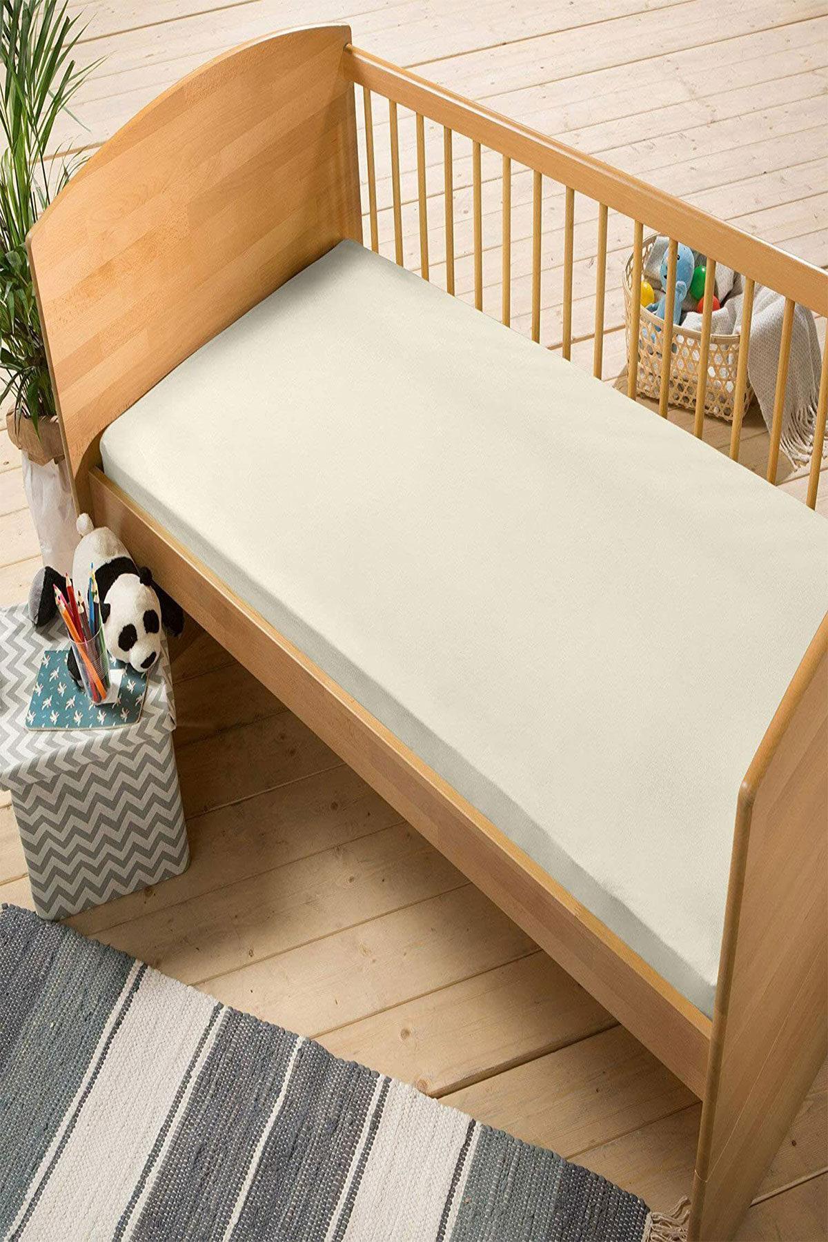 COTENCONCEPT 2 Adet Pamuklu Ve Lastikli 60 X 120 X 15 Cm Penye Bebek Çarşaf fotoğrafı 3 (önizleme)