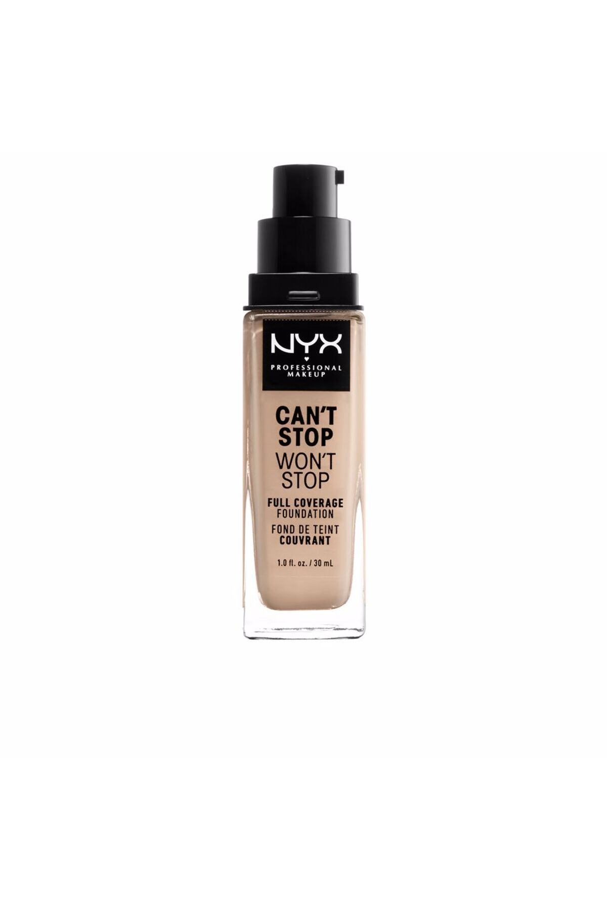 NYX Professional Makeup-Can&#39;t Stop Won&#39;t Stop Foundation mit vollständiger Abdeckung #alabaster 30 ml 1