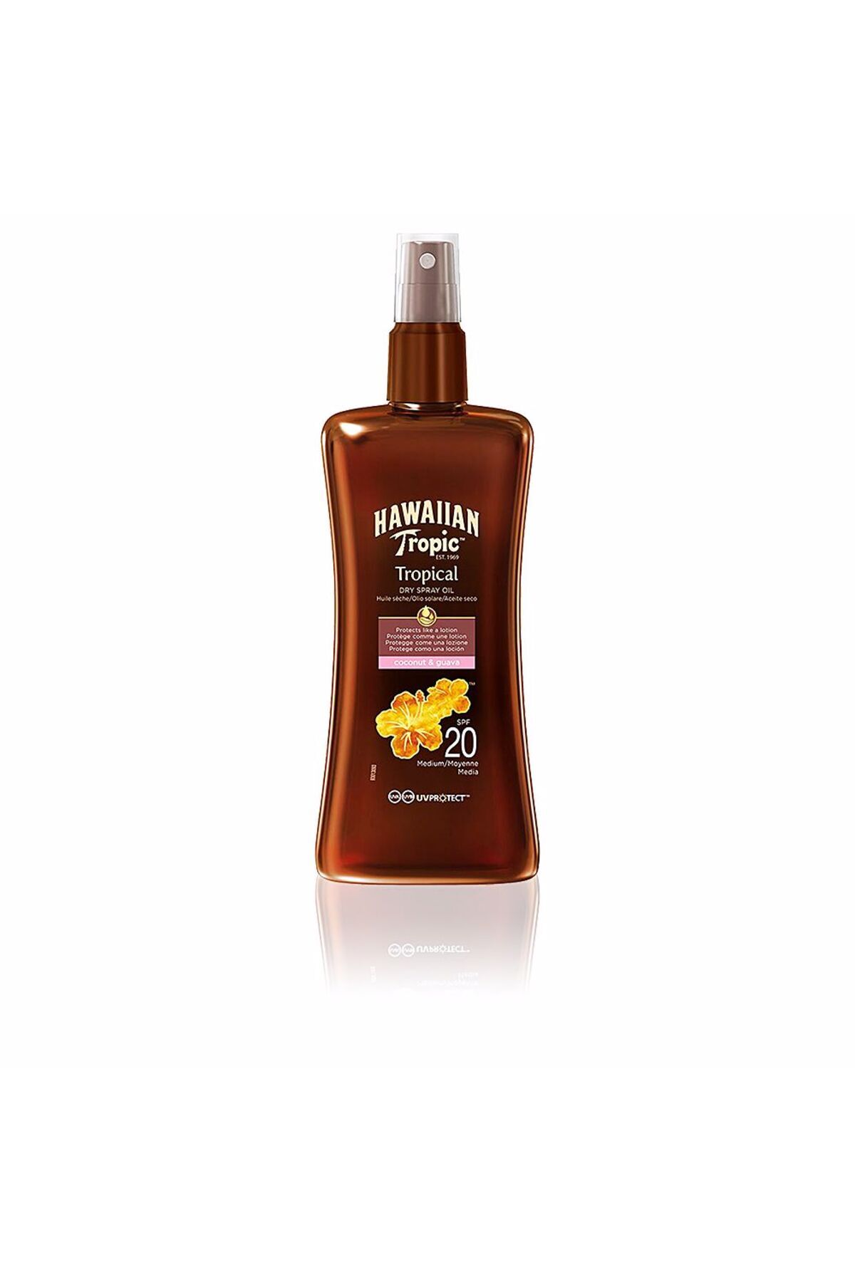 Hawaiian Tropic-Coconut & Guava Dry Oil Spf20 Spray Hawaiian Tropic 200 ml 1