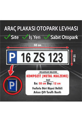 isgtabelam Otopark yer belirleyici plaka levha