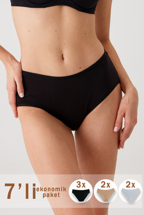 Pierre Cardin 7'li Ekonomik Paket 2076 Classic Pamuklu Basic Külot